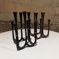 Rare Jens Quistgaard for Dansk Spider Candelabra Cast Iron Denmark