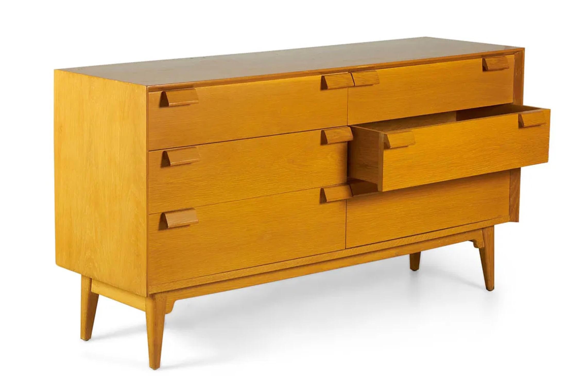 Mid-Century Modern Rare Jens Risk Sideboard / Dresser For Sale