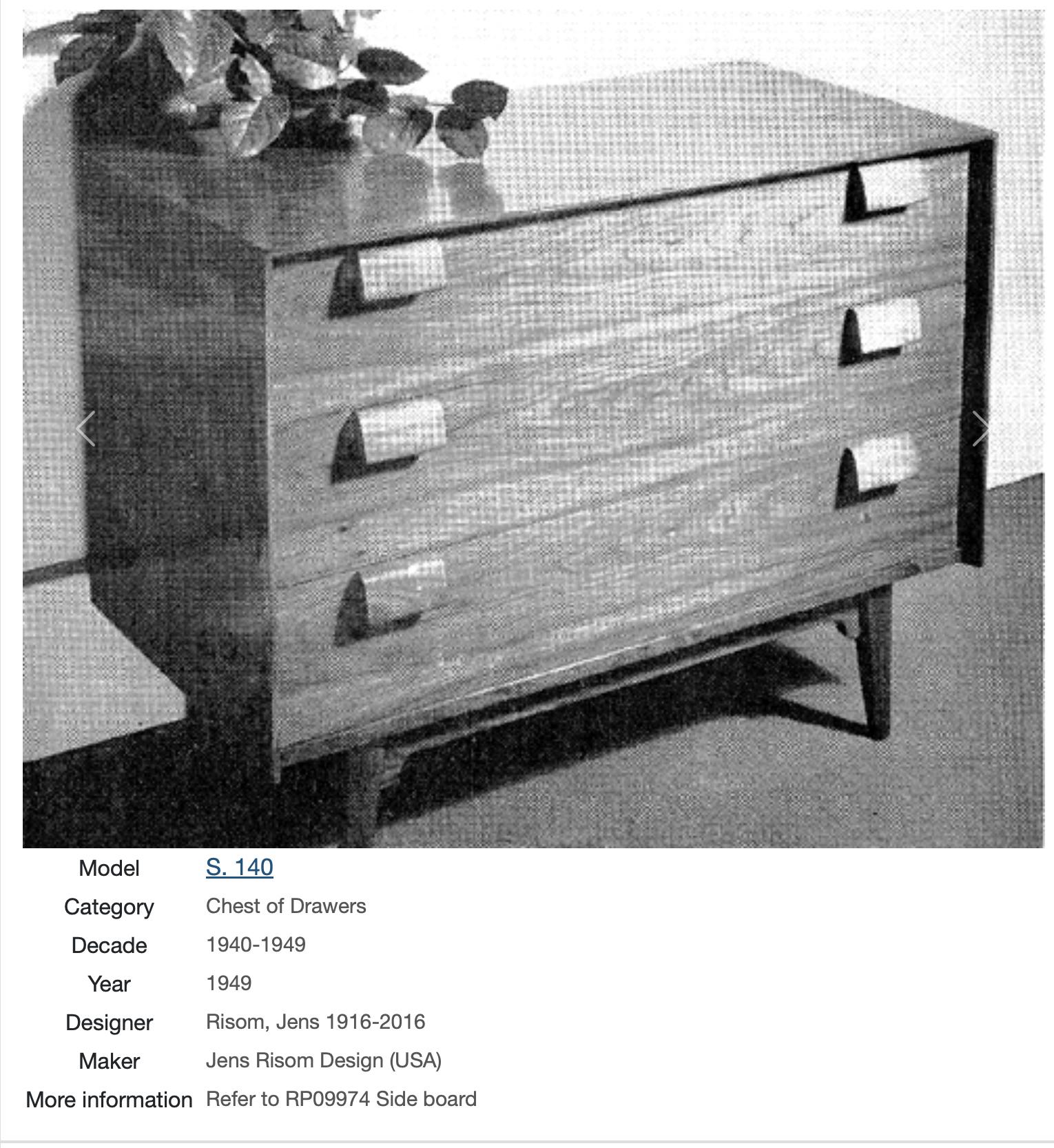 Oak Rare Jens Risk Sideboard / Dresser For Sale