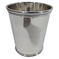 Seltene JFK-Ära Sterling Silber Mint Julep Cup von Scearce of Kentucky