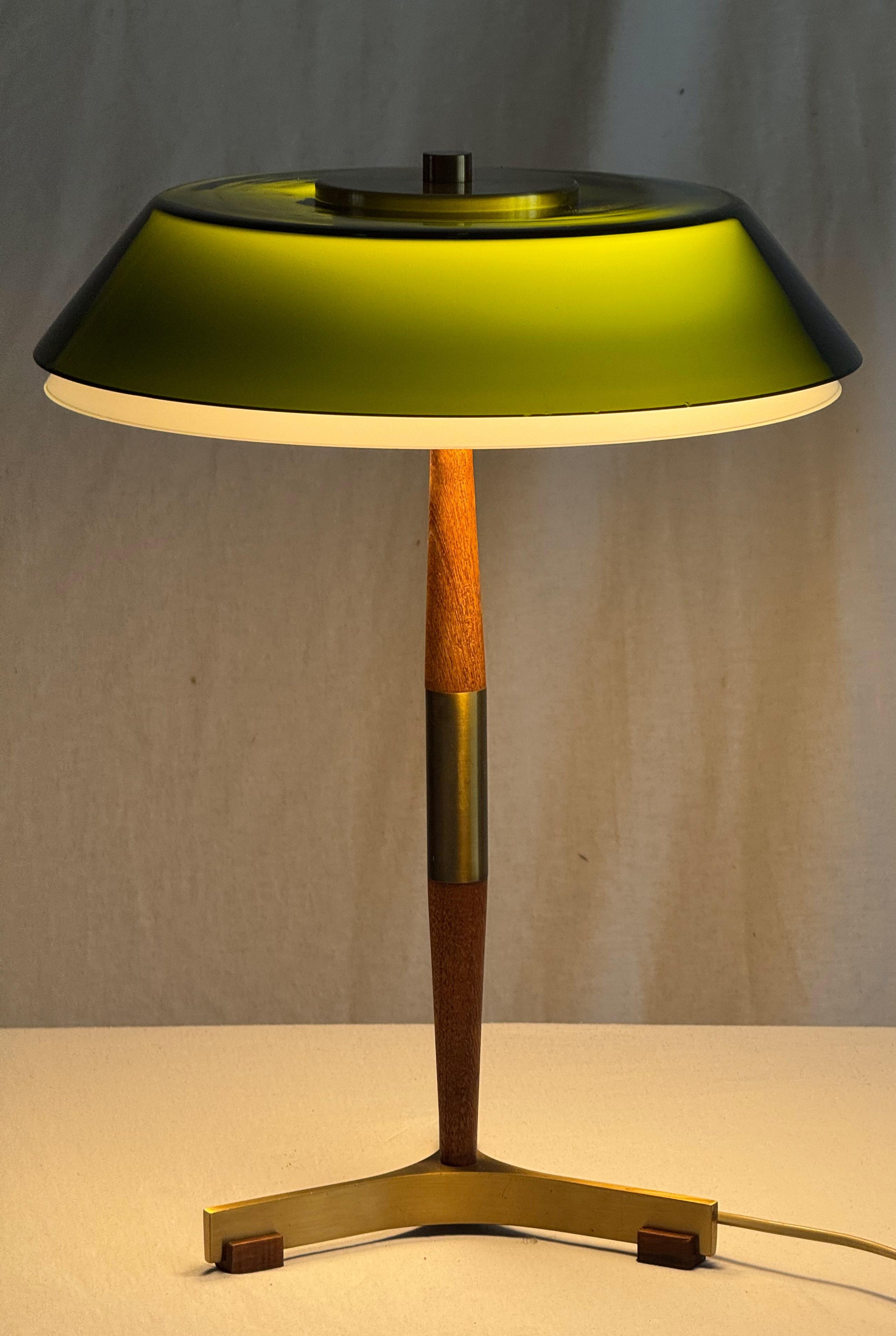 Rara lampada da tavolo Jo Hammerborg / Fog & Mørup Model No. In condizioni buone in vendita a Vienna, AT