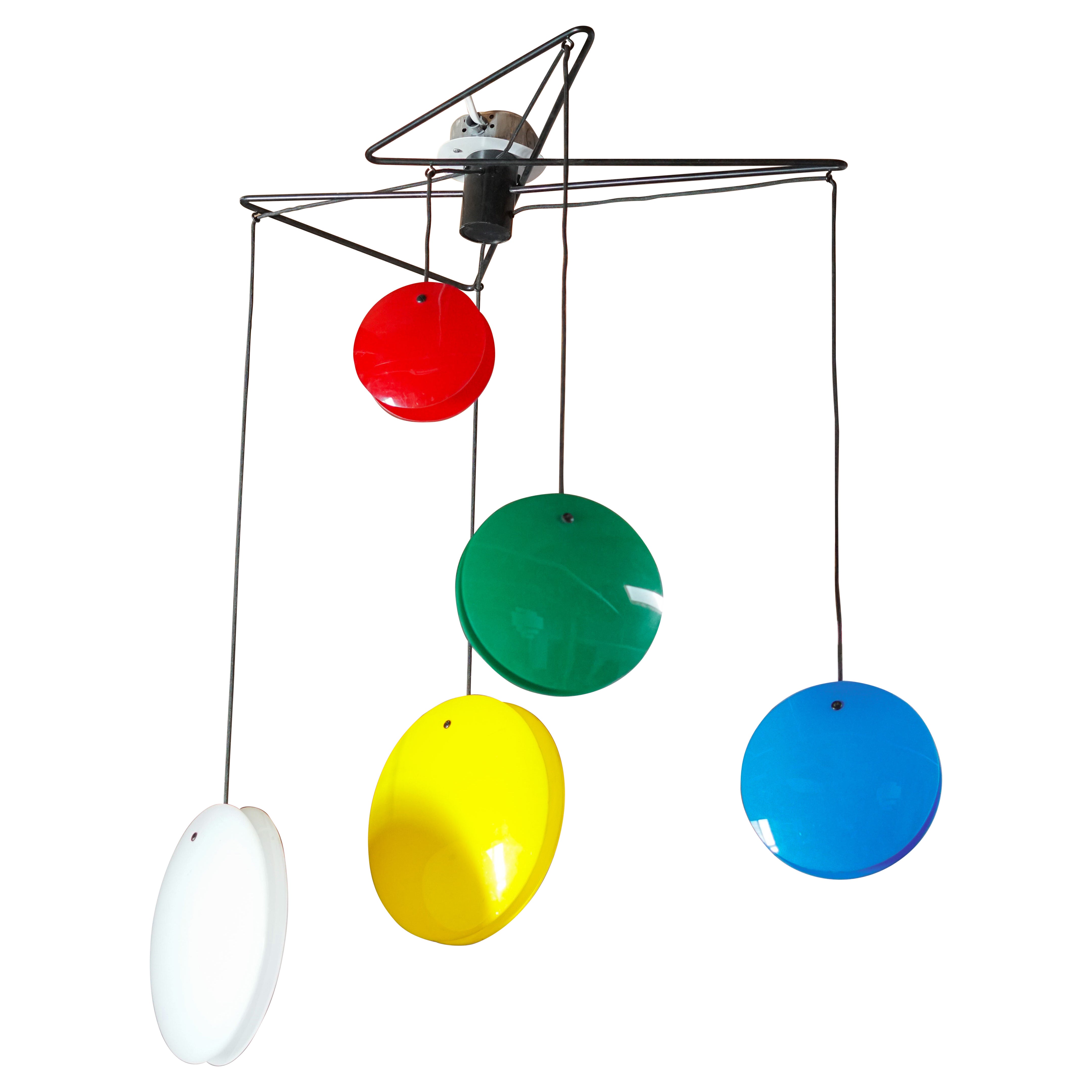Seltene Jo-Jo n°2072 Lampe von Gino Sarfatti im Angebot