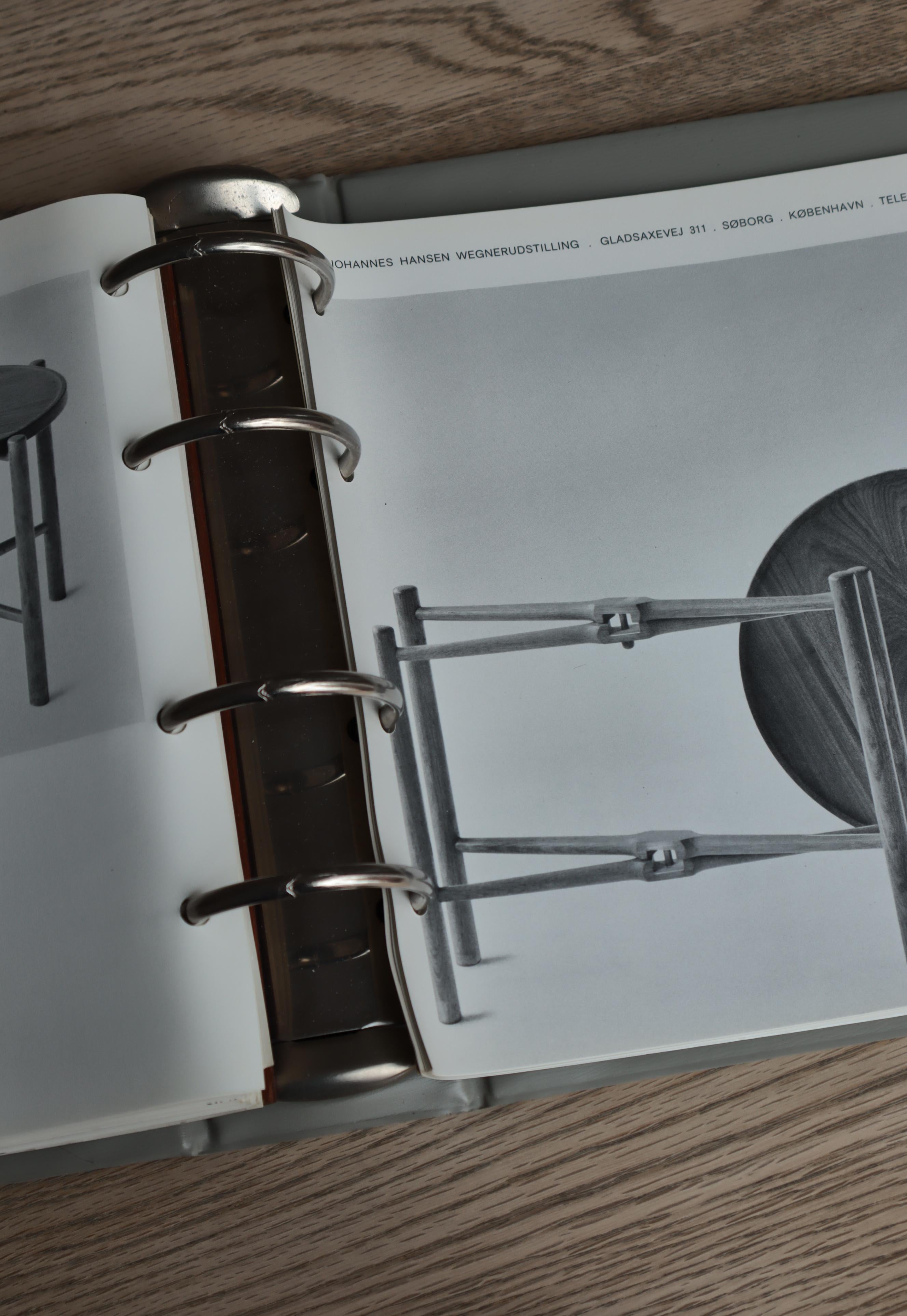 Raro catalogo/libro dei produttori di Johannes Hansen & Hans J. Wegner, anni '60 in vendita 3