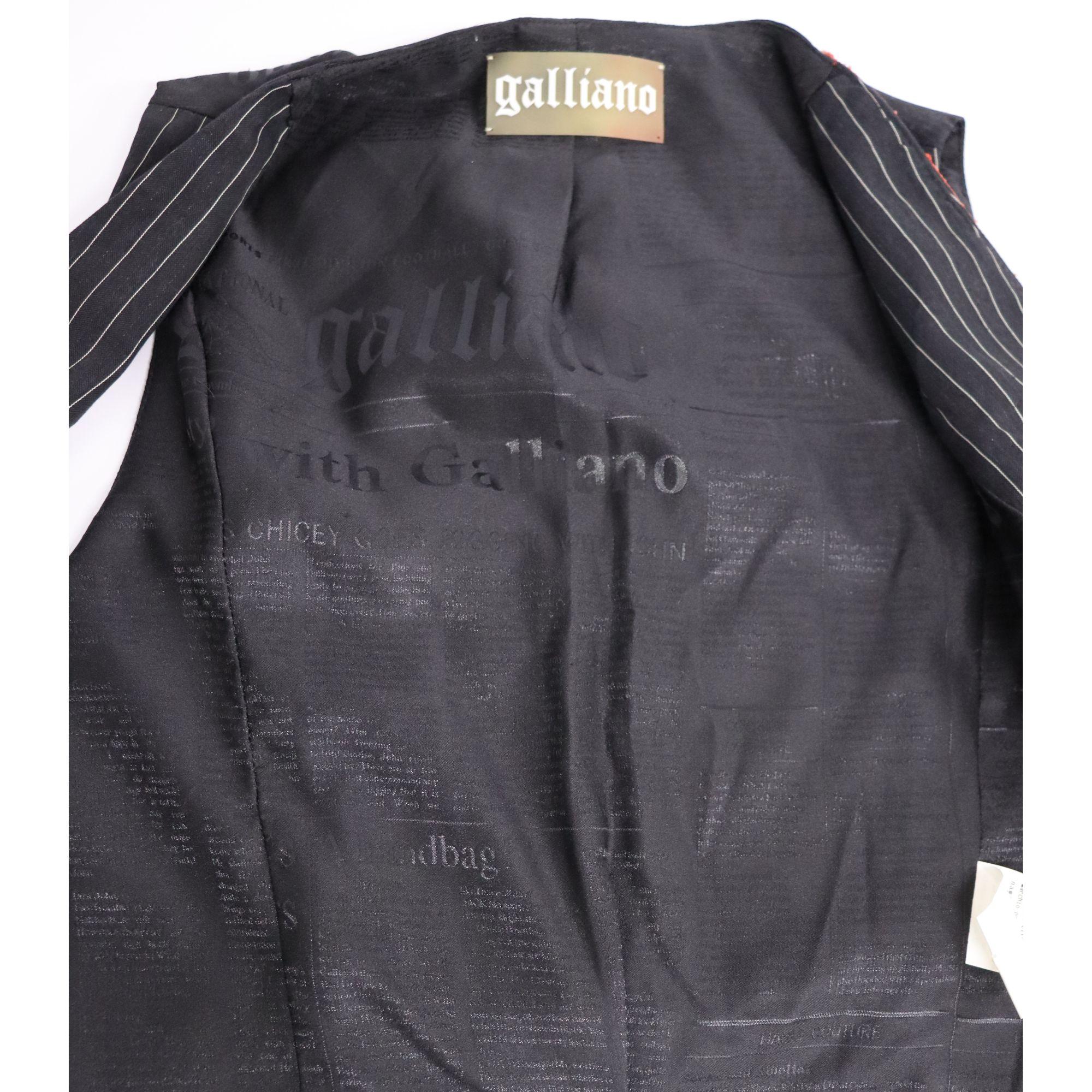 Pull Homme Galliano - Taille EU M - Style Crewneck Occasion Très Bon état