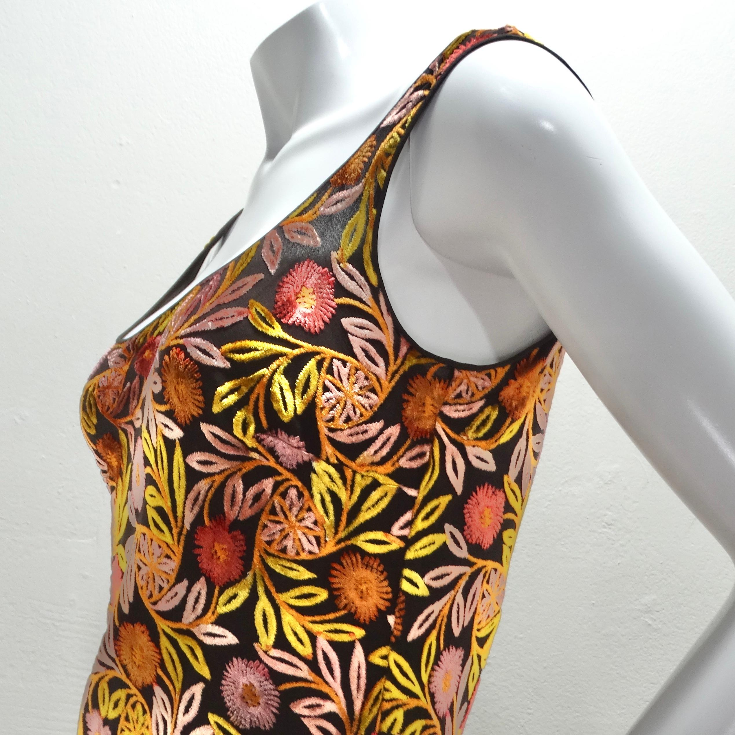 Rare John Galliano Floral Maxi Dress For Sale 7