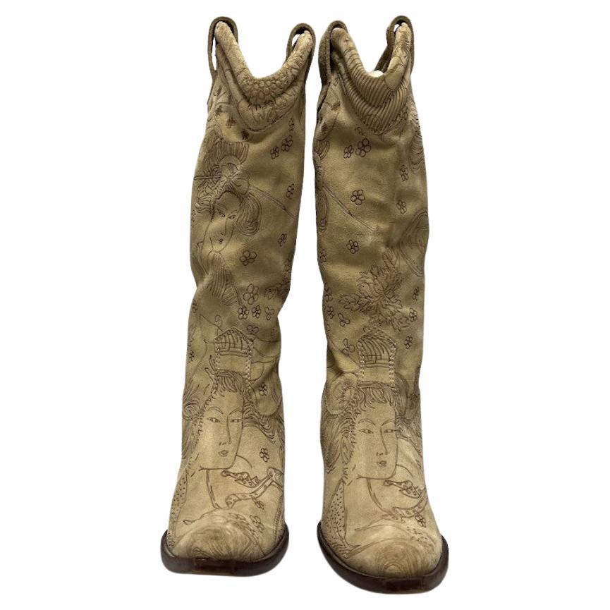 Rare John Galliano Santiags For Sale