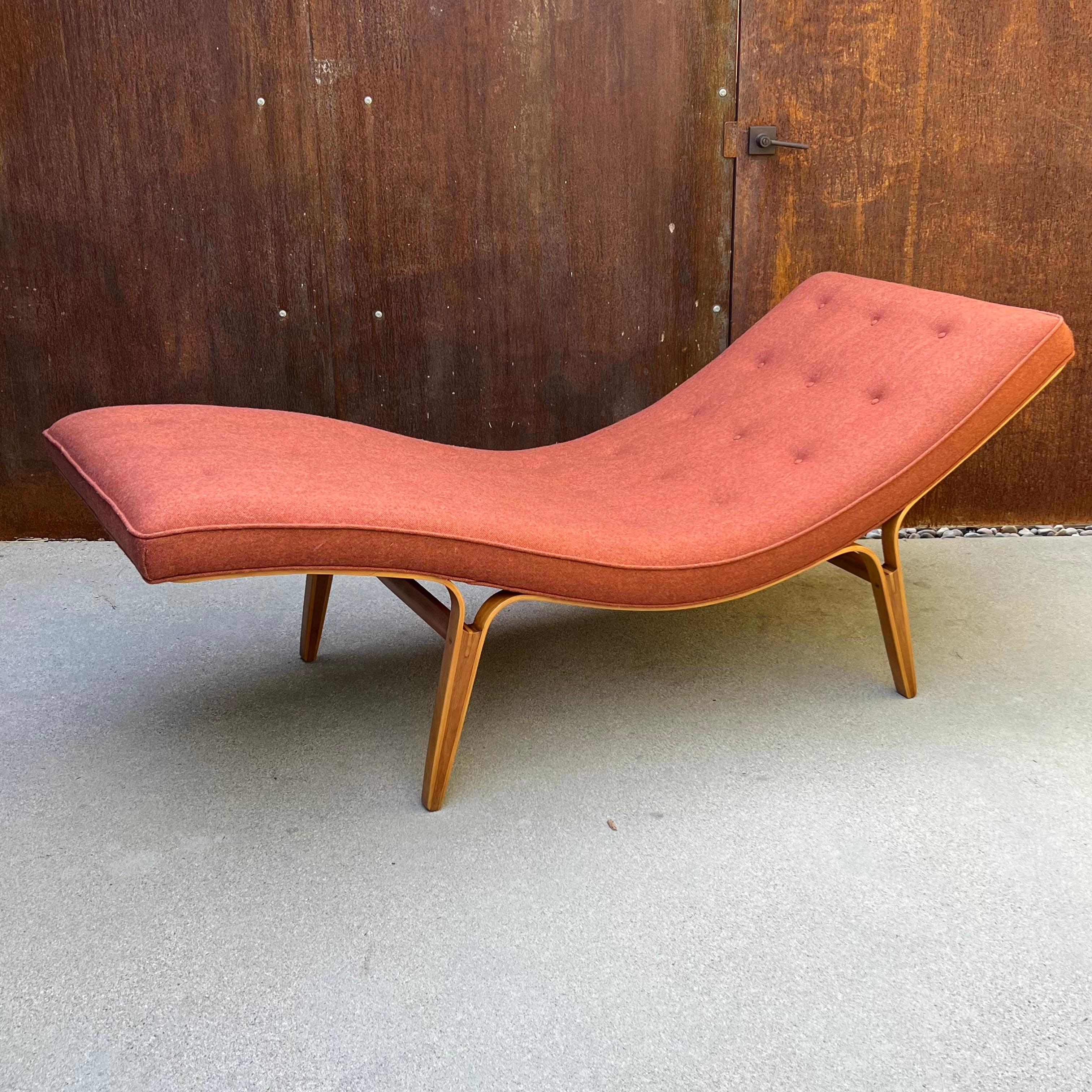 Rare John Kapel Chaise Lounge Chair c1950s California 6