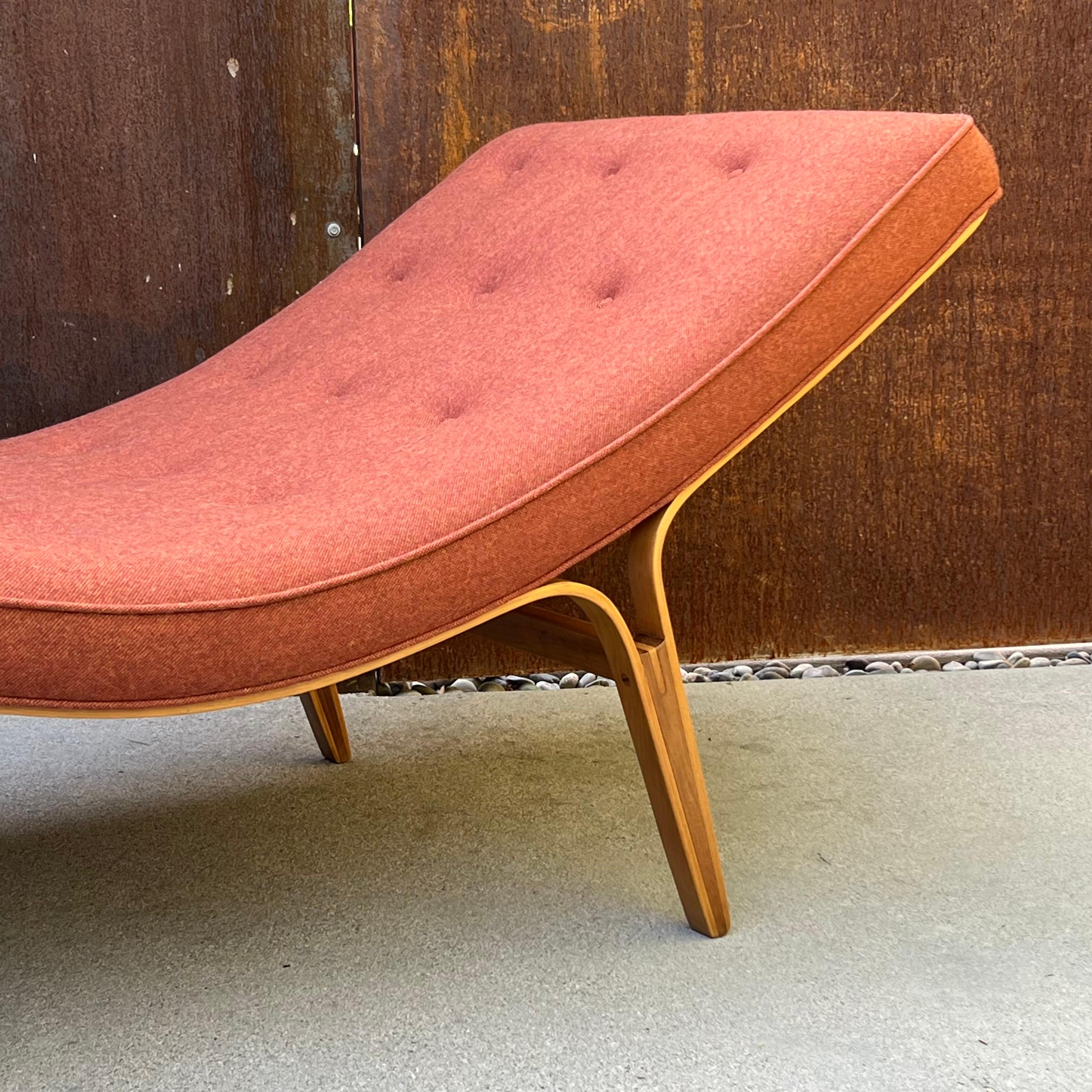 Rare John Kapel Chaise Lounge Chair c1950s California 1