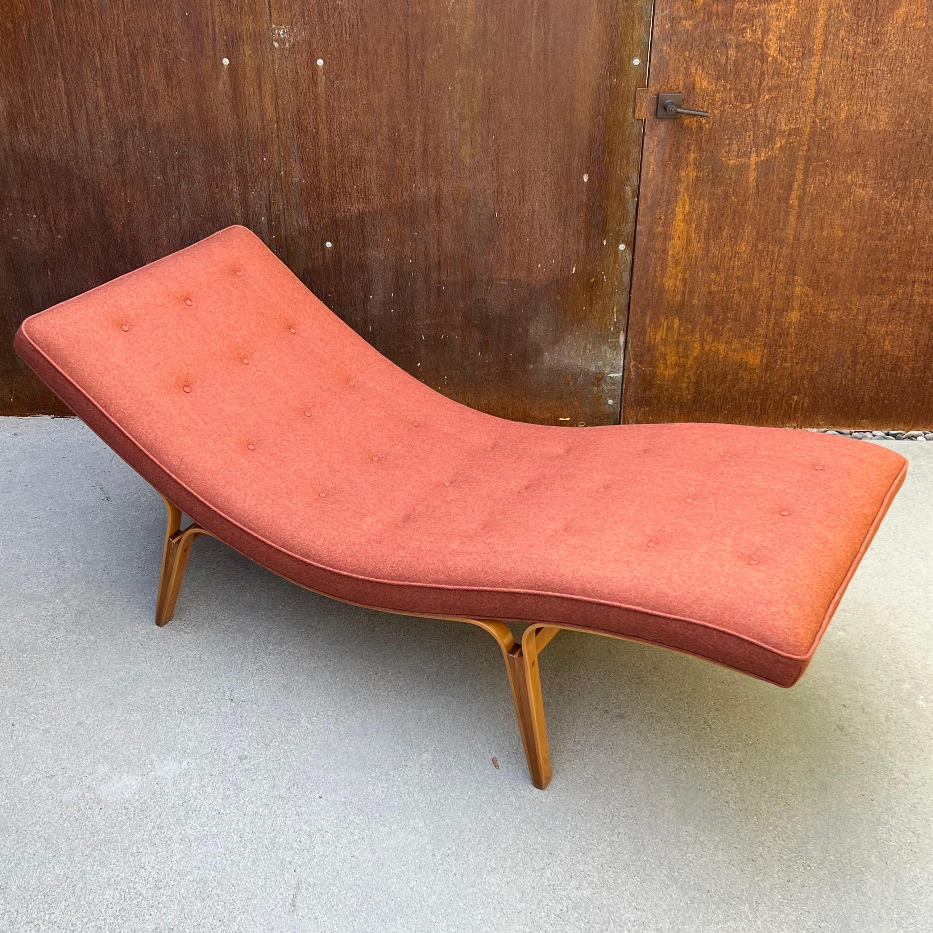 Rare John Kapel Chaise Lounge Chair c1950s California 2