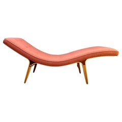 Rare John Kapel Chaise Lounge Chair c1950s California