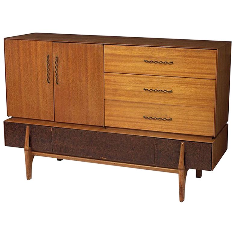 Rare John Keal Buffet or Credenza for Brown Saltman For Sale