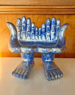 Rare Joined Hand and Foot Surrealism Sculpture by Pedro Friedeberg