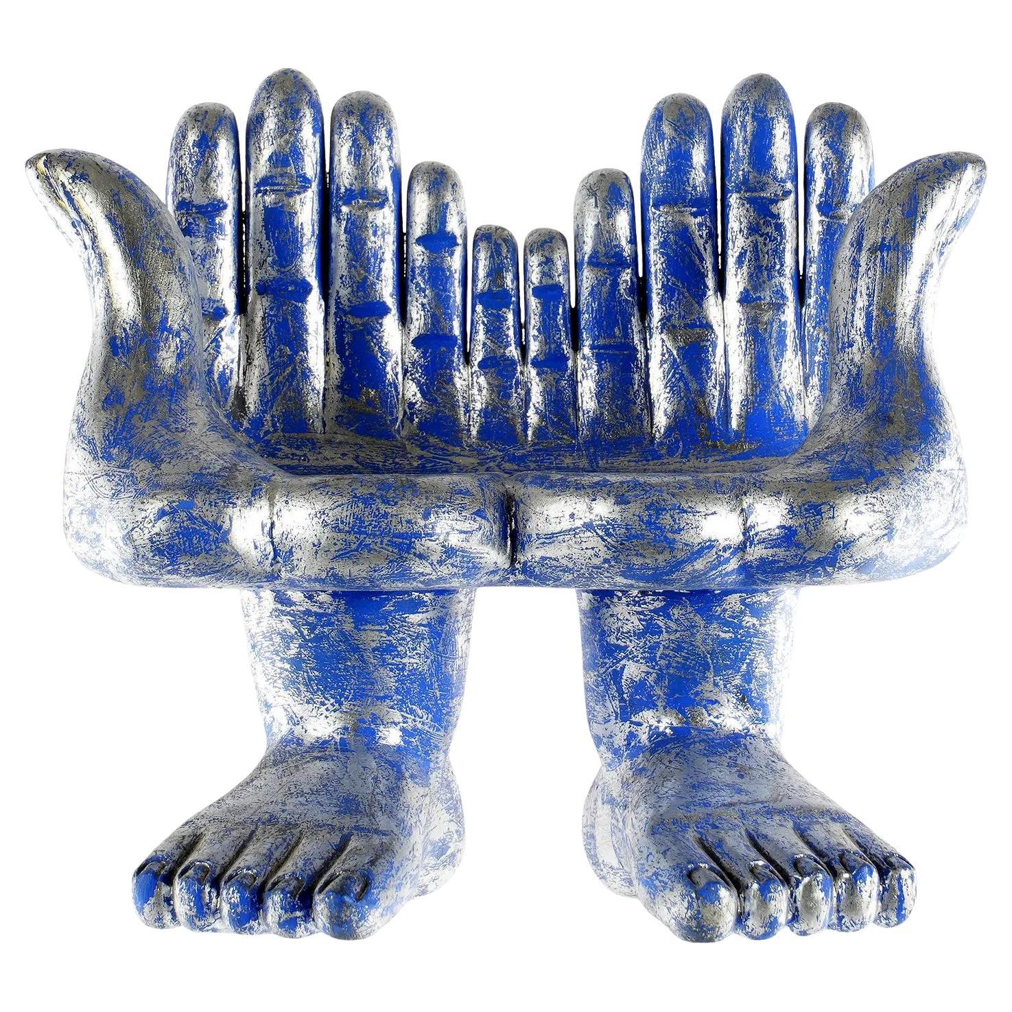 Rare Joined Hand and Foot Surrealism Sculpture by Pedro Friedeberg