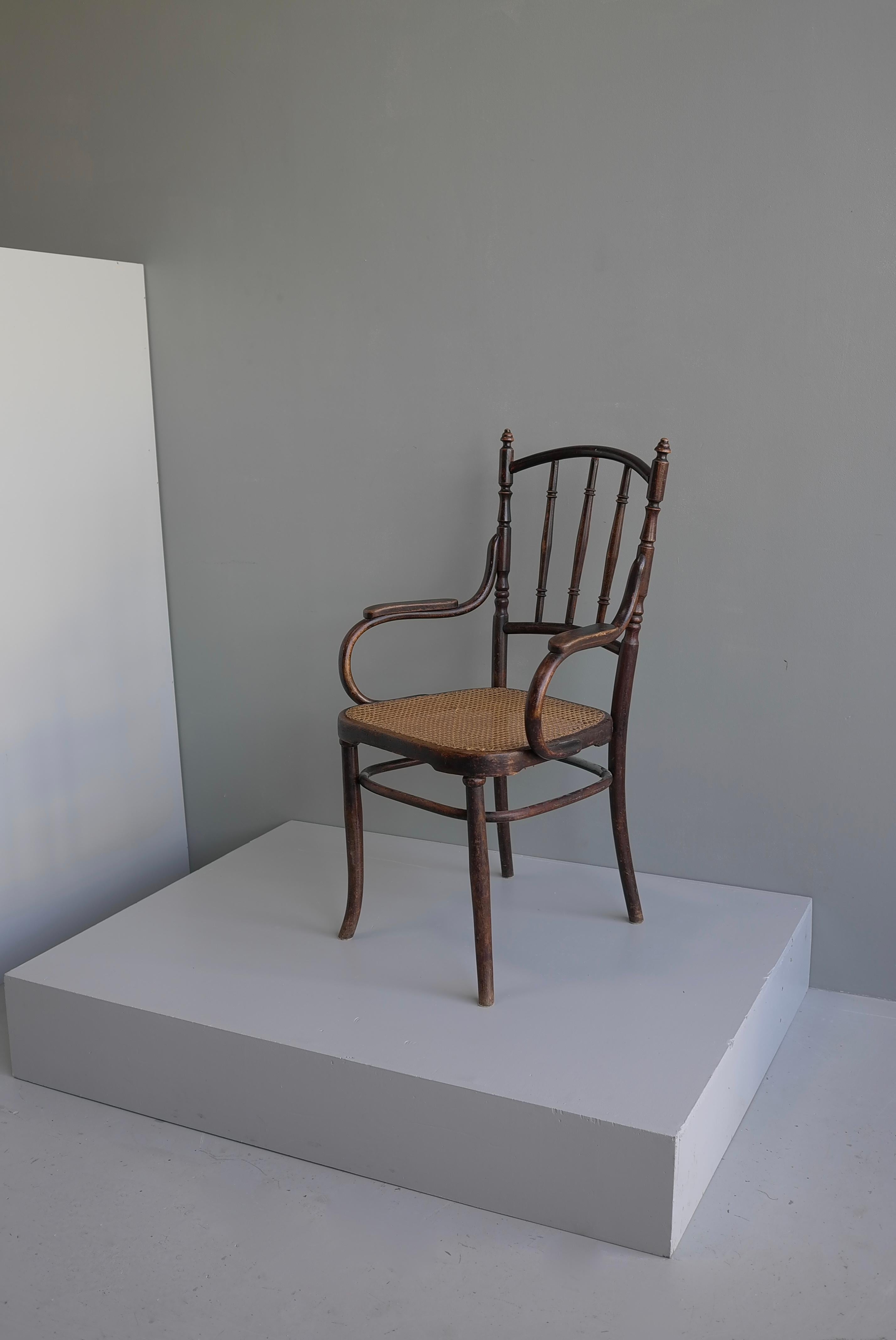 Rare Josef Hoffmann Chair for Mundus Vienna Austria 1907-1914 For Sale 5