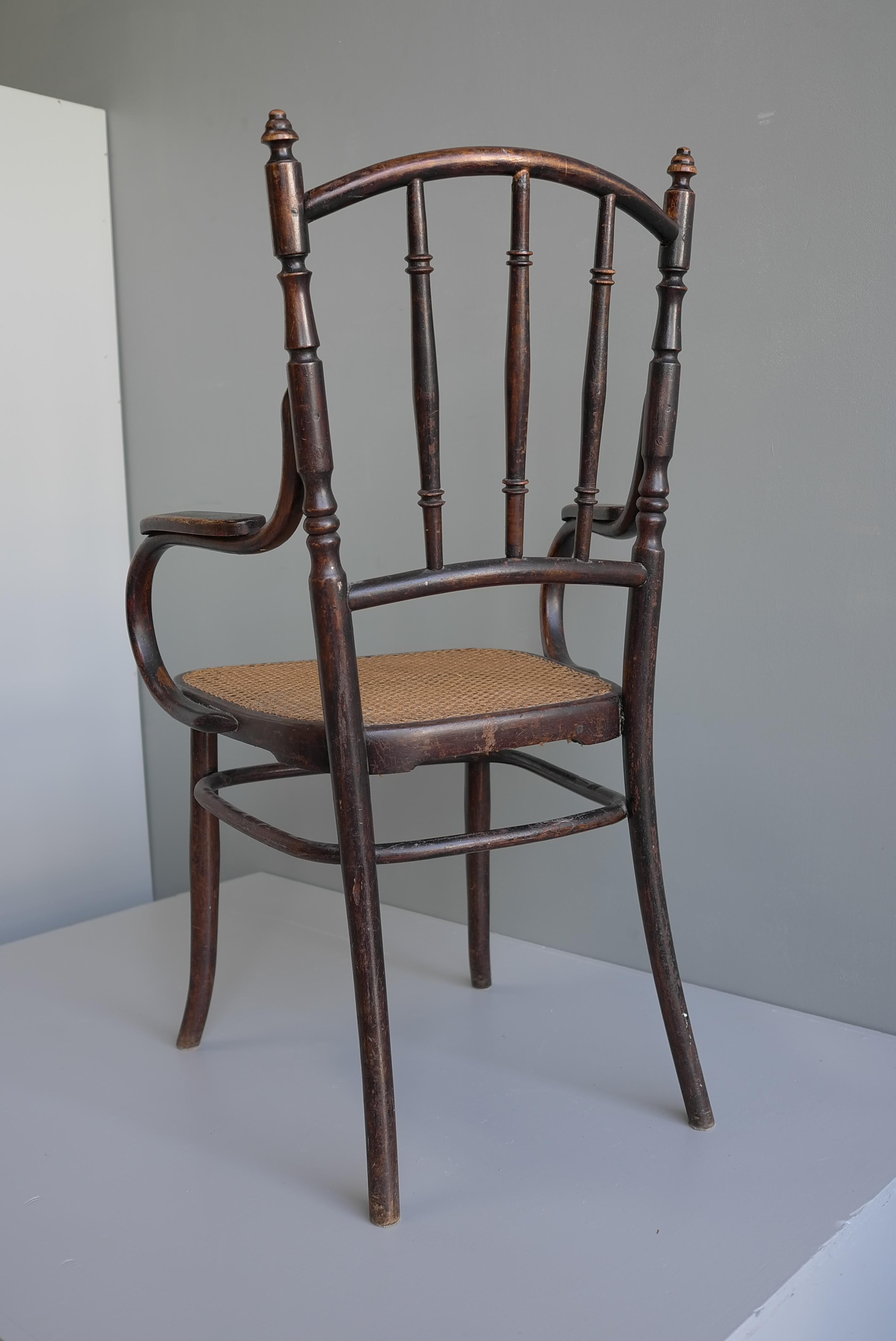 Rare Josef Hoffmann Chair for Mundus Vienna Austria 1907-1914 For Sale 6