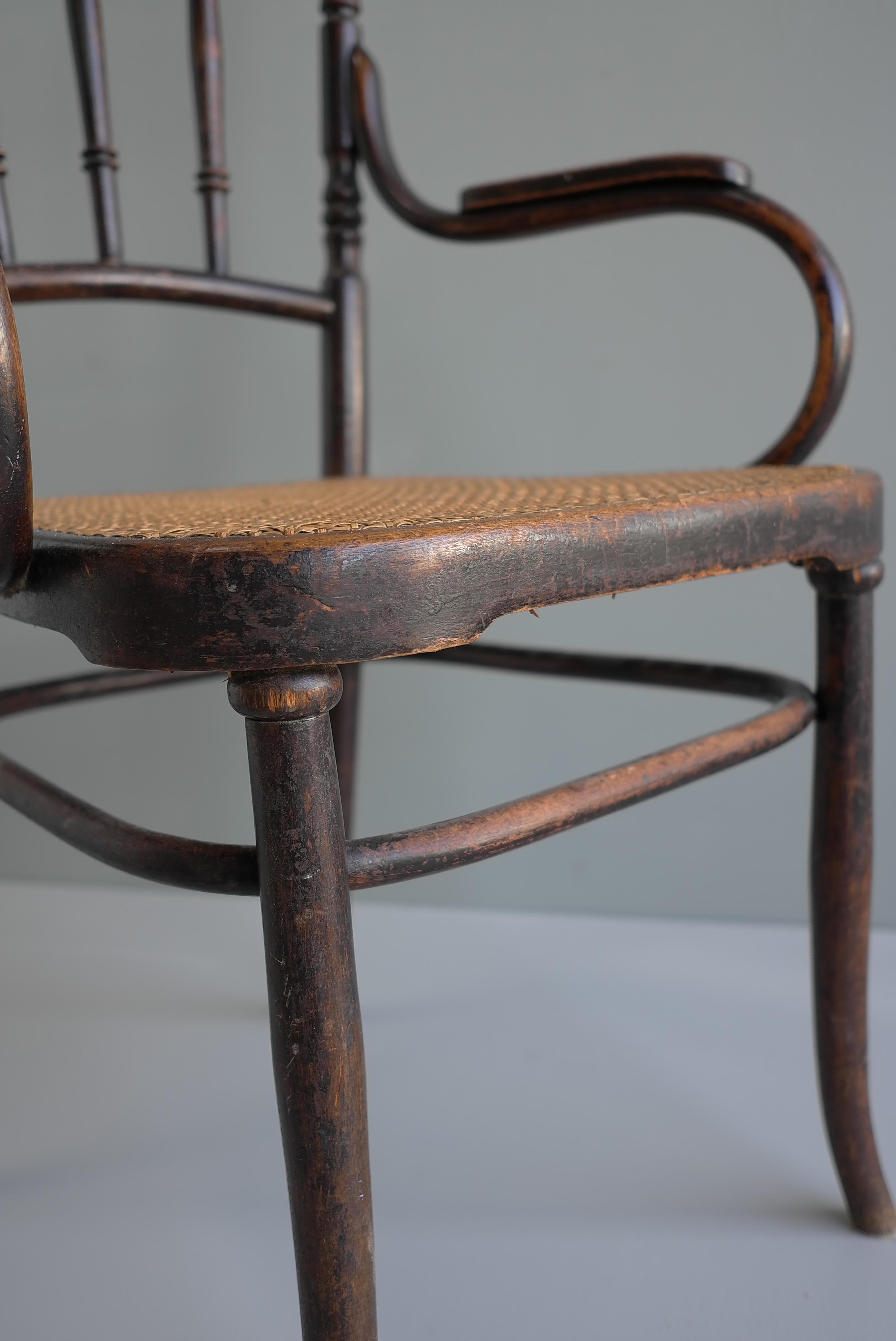 Rare Josef Hoffmann Chair for Mundus Vienna Austria 1907-1914 For Sale 7