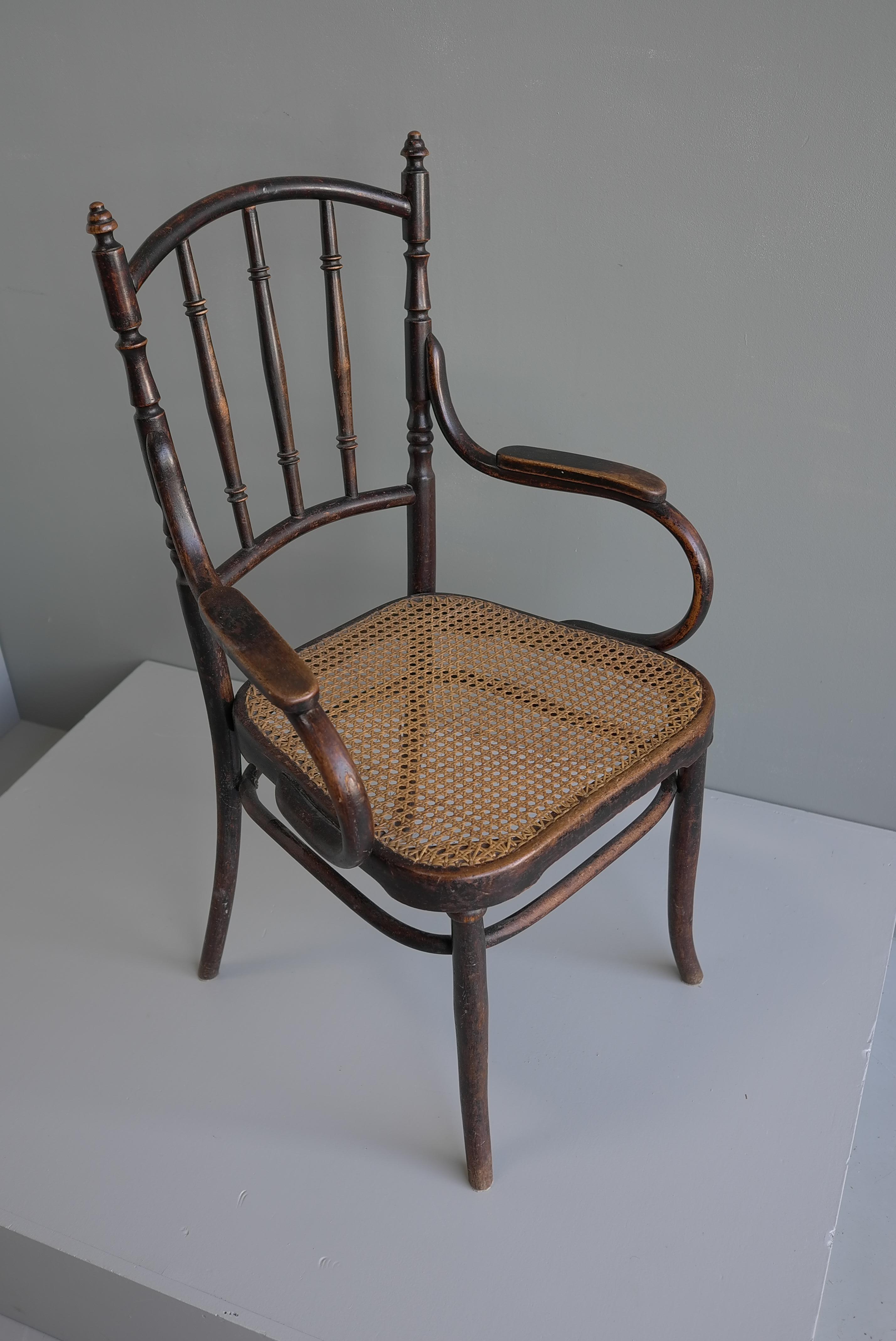 Rare Josef Hoffmann Chair for Mundus Vienna Austria 1907-1914 For Sale 13