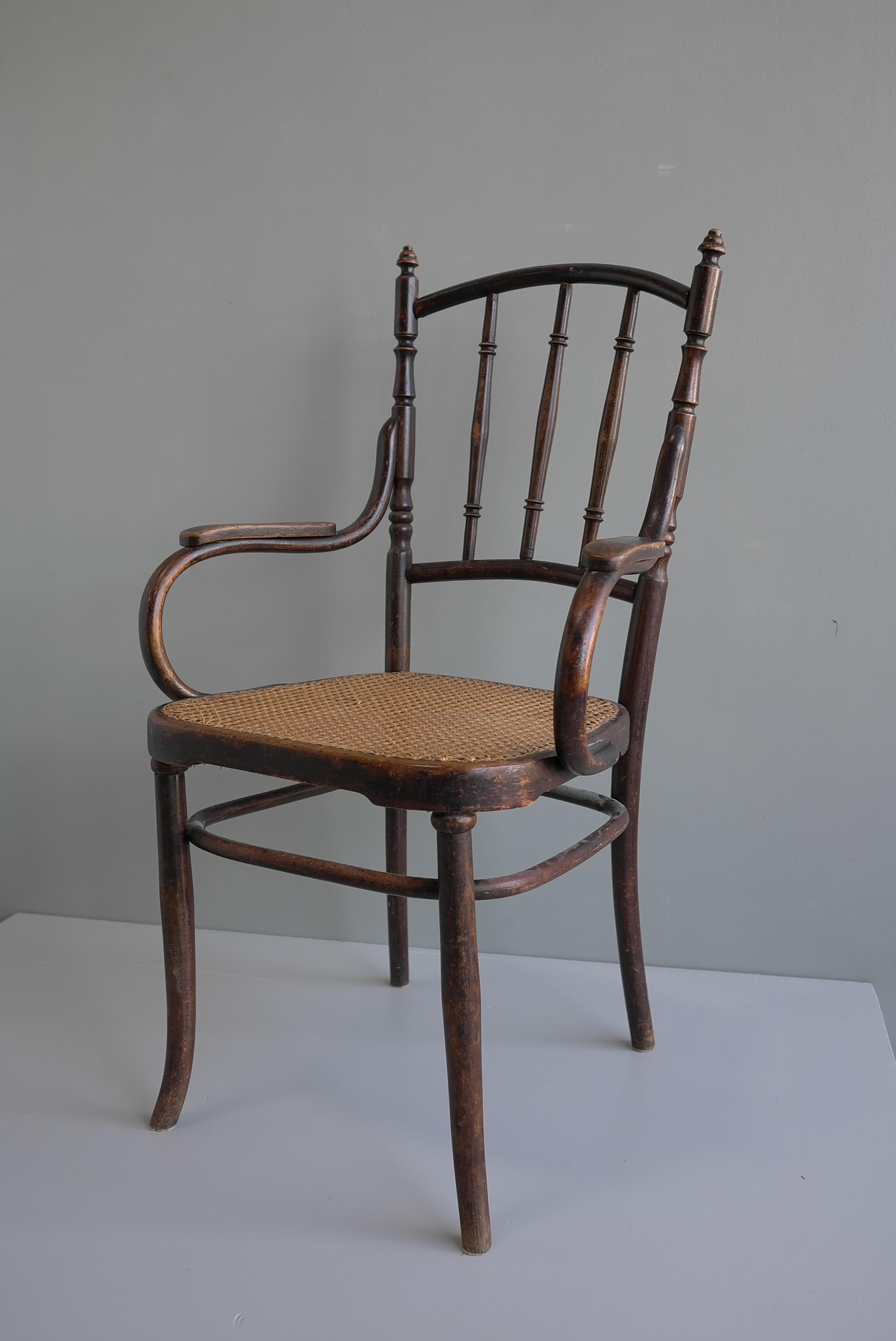 Austrian Rare Josef Hoffmann Chair for Mundus Vienna Austria 1907-1914 For Sale