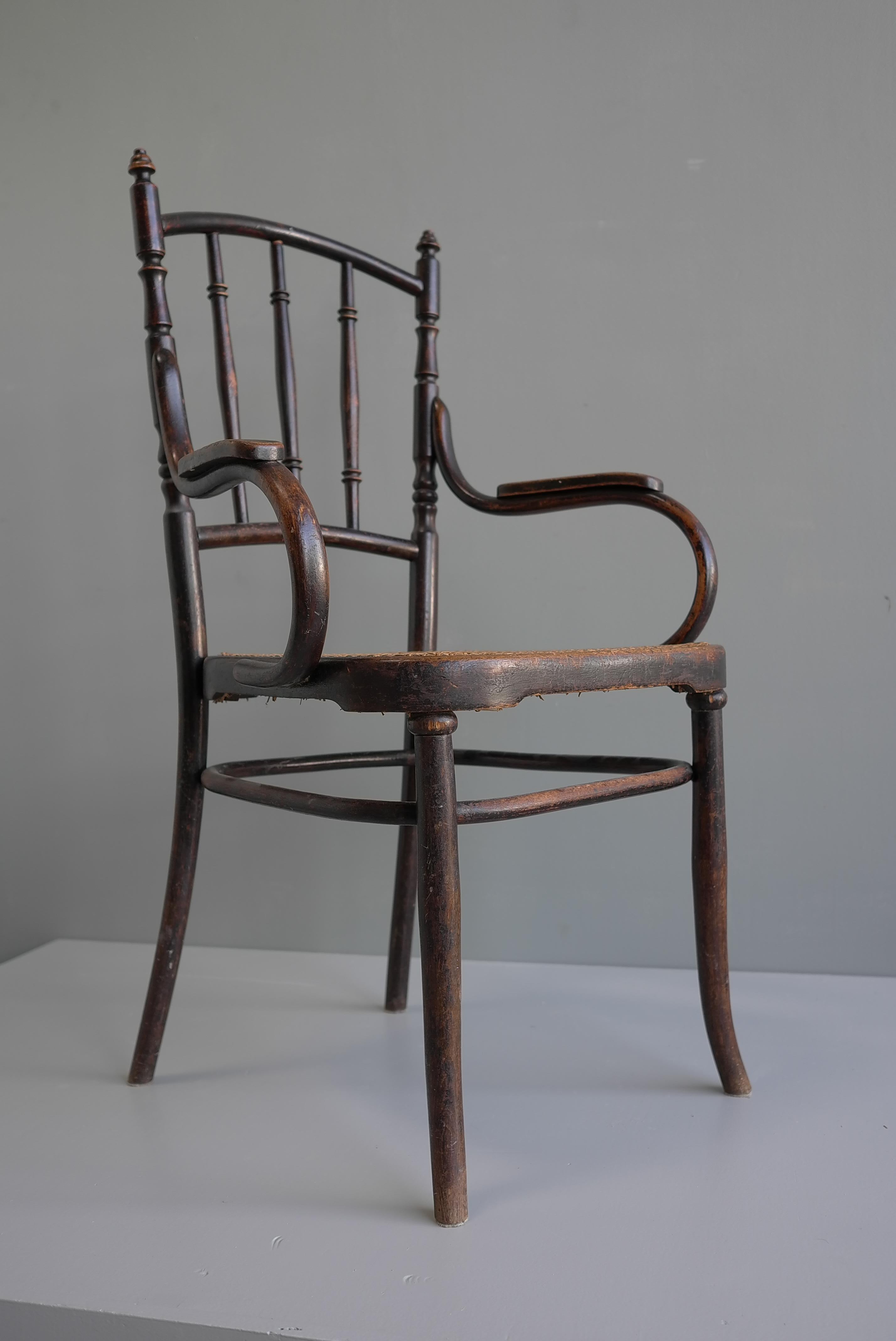 Rare Josef Hoffmann Chair for Mundus Vienna Austria 1907-1914 For Sale 1
