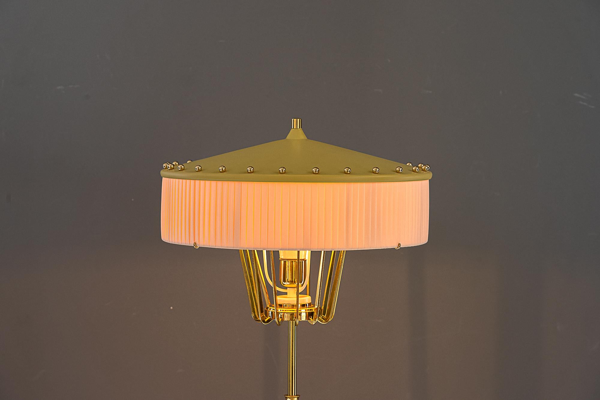 Rare J.T. Kalmar floor lamp vienna around 1950s For Sale 3