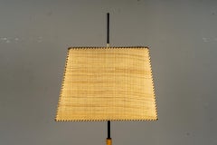 Rare J.T.Kalmar Floor Lamp with Original Shade Vienna Around 1950s