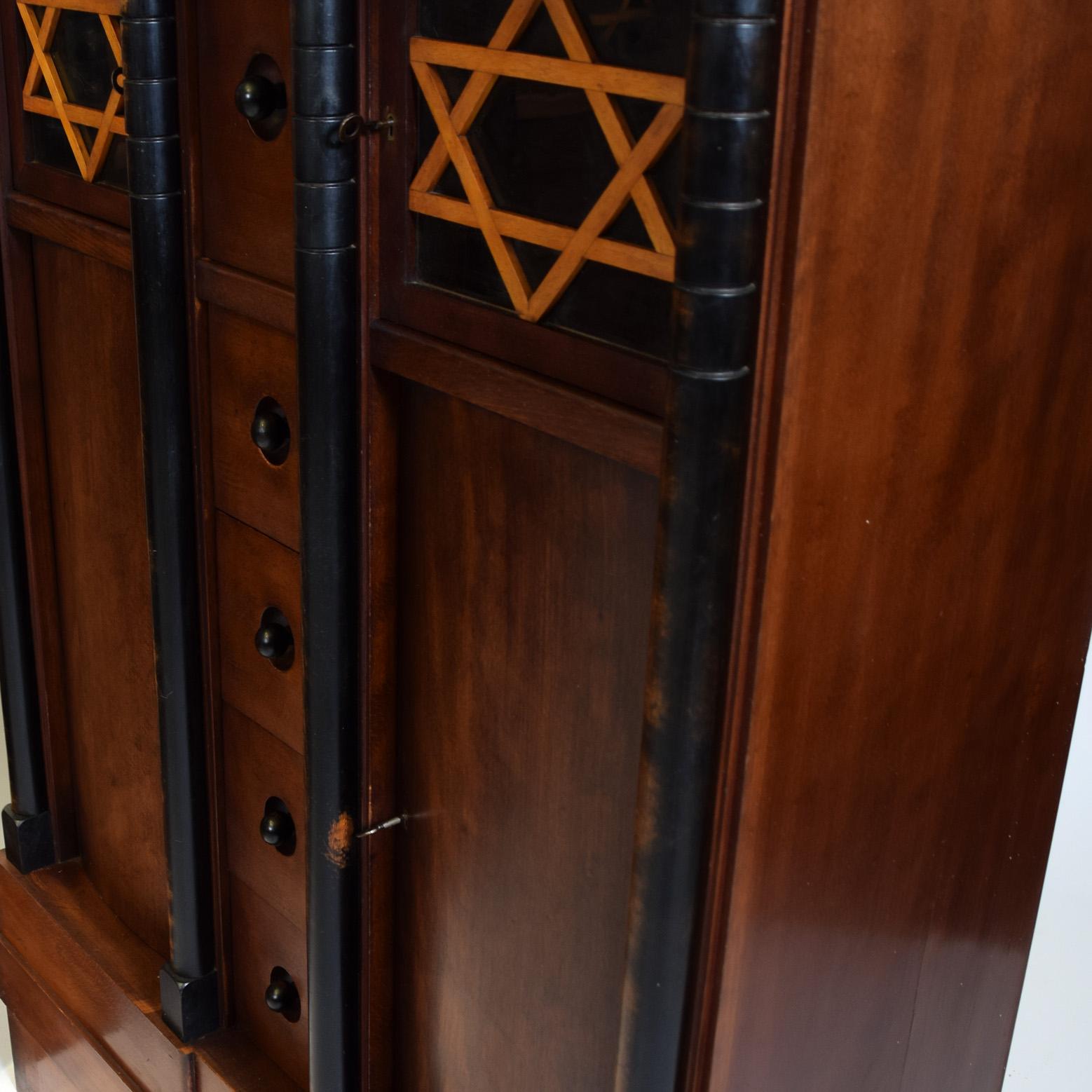 Rare Judaica Suite Unique Dining Room By Lysberg & Hansen For Sale 4