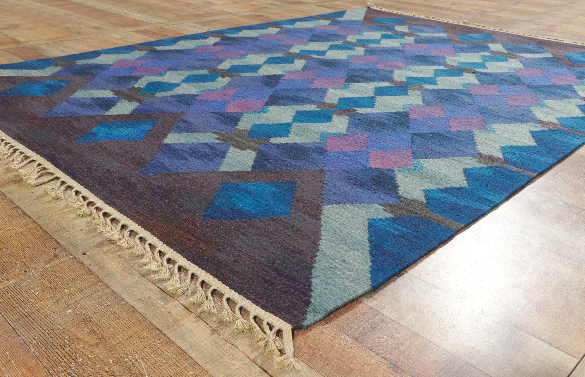 Laine Rare tapis suédois vintage de Judith Johansson, Fönstret en vente
