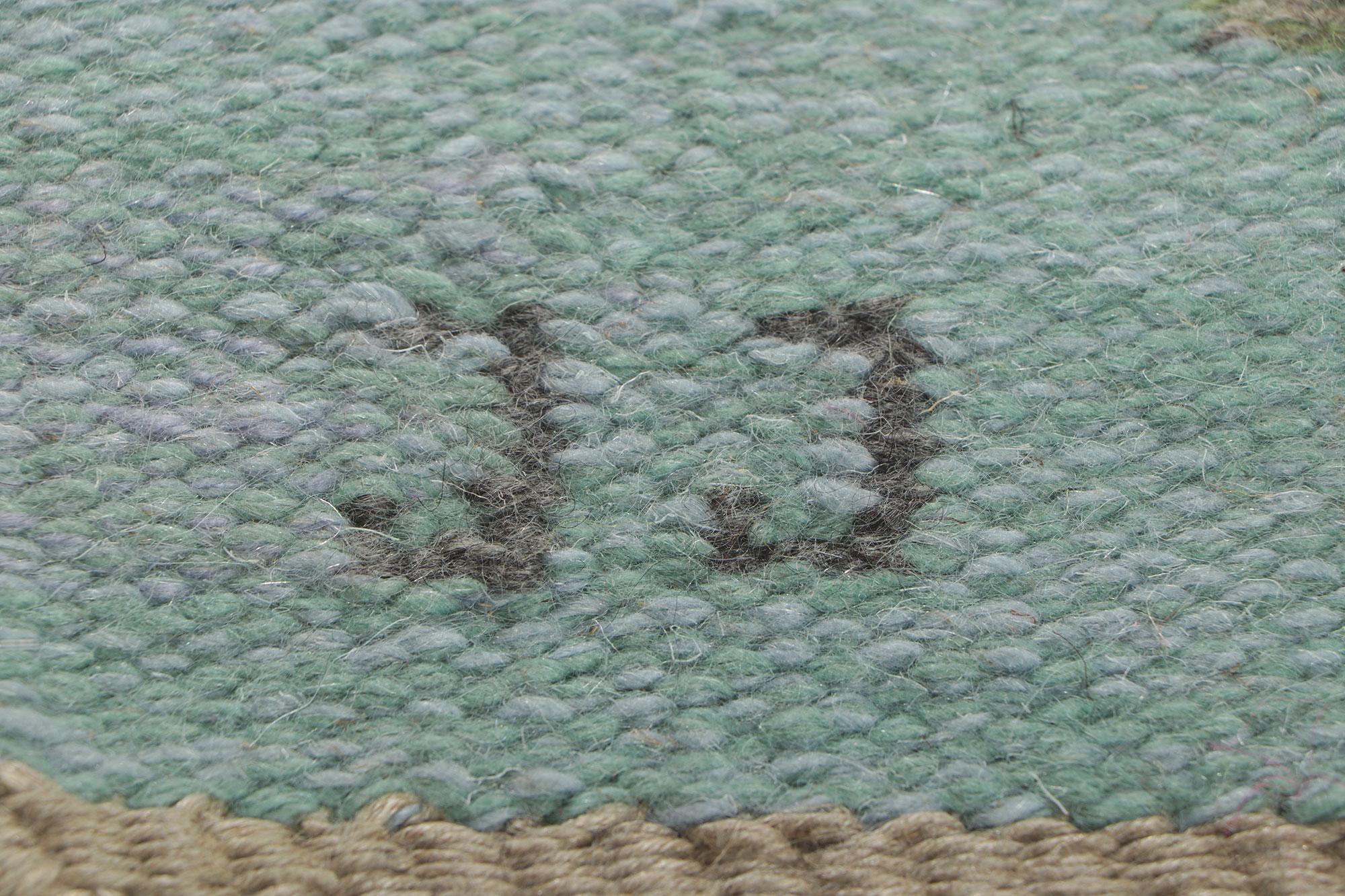 Seltener schwedischer Vintage-Kelim-Rollakan-Teppich von Judith Johansson, Sommarflor (Handgewebt) im Angebot