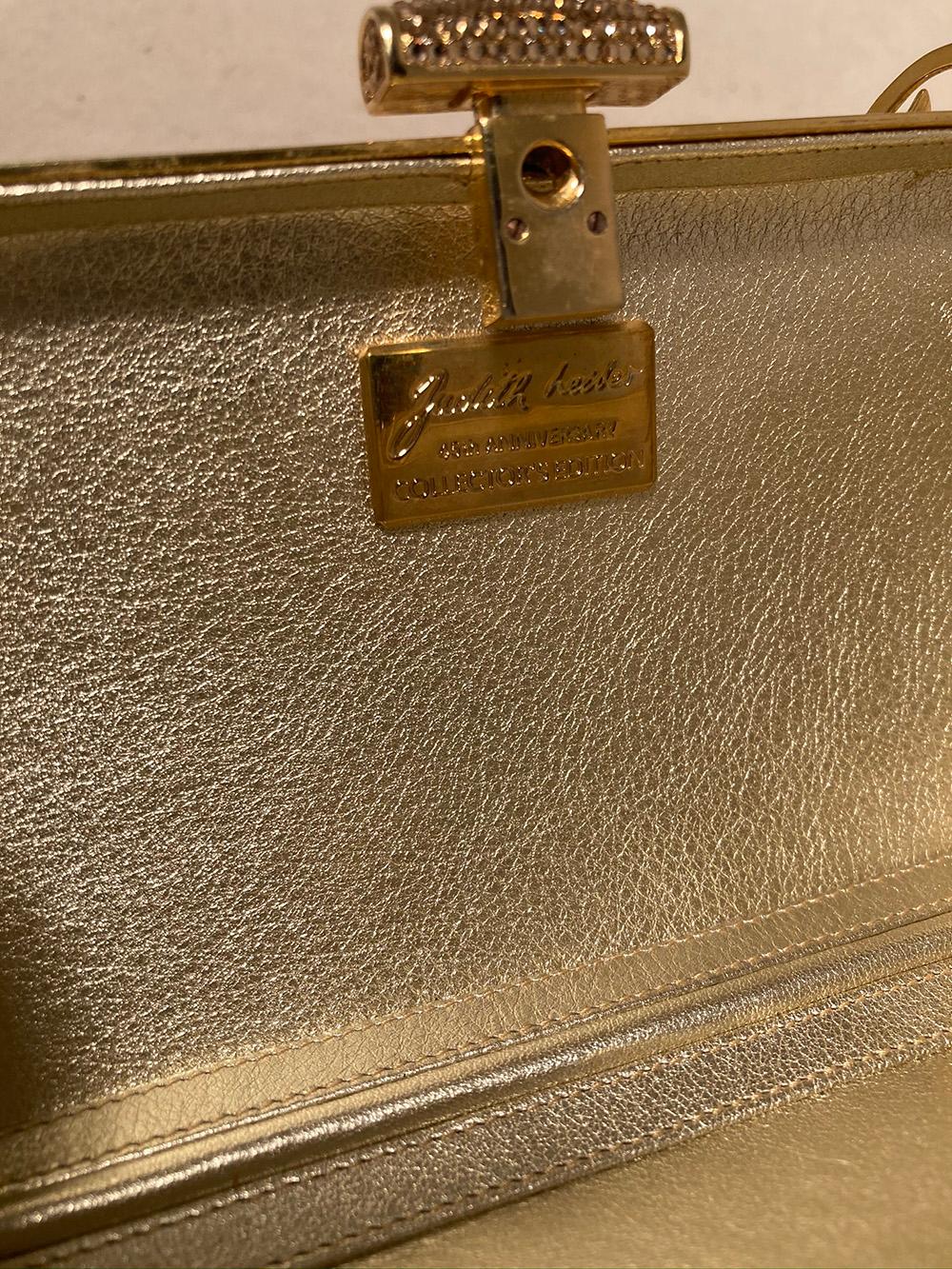 RARE Judith Leiber 45th Anniversary Dragonfly Swarovski Crystal Minaudiere 3
