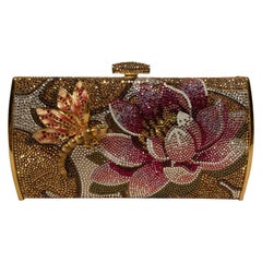 RARE Judith Leiber 45th Anniversary Dragonfly Swarovski Crystal Minaudiere