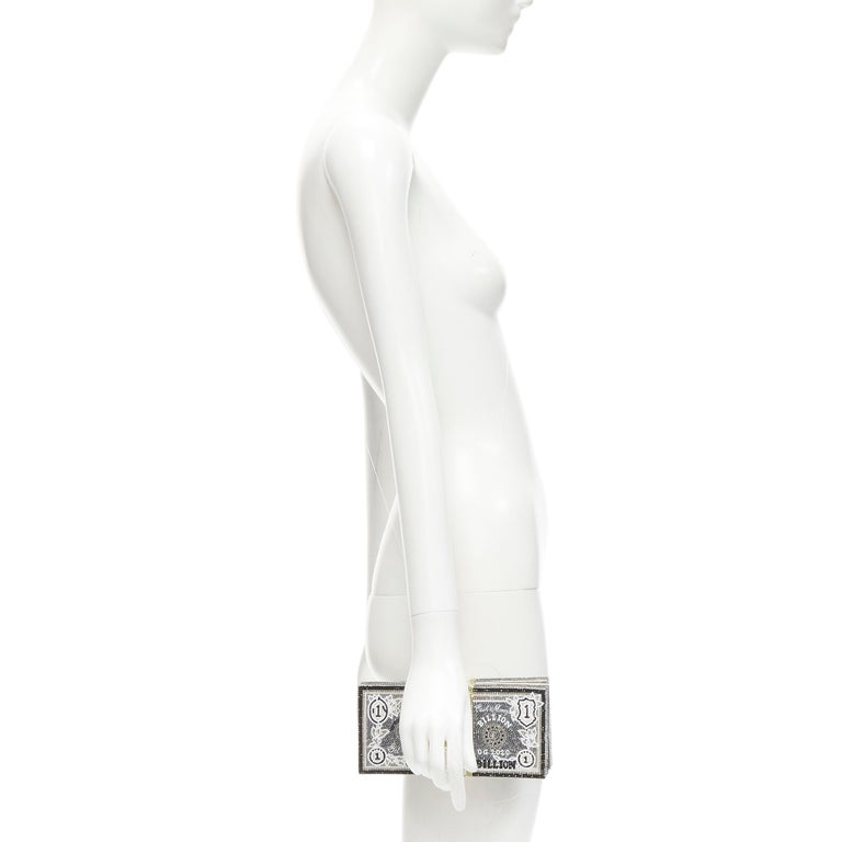 rare JUDITH LEIBER COUTURE Stack Of Cash Billion rhinestone crystals