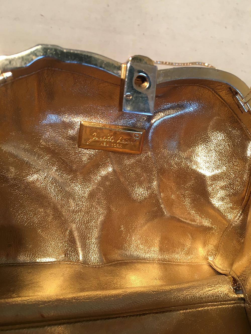 Women's RARE Judith Leiber Swarovski Crystal Elephant Minaudiere Evening Bag Clutch