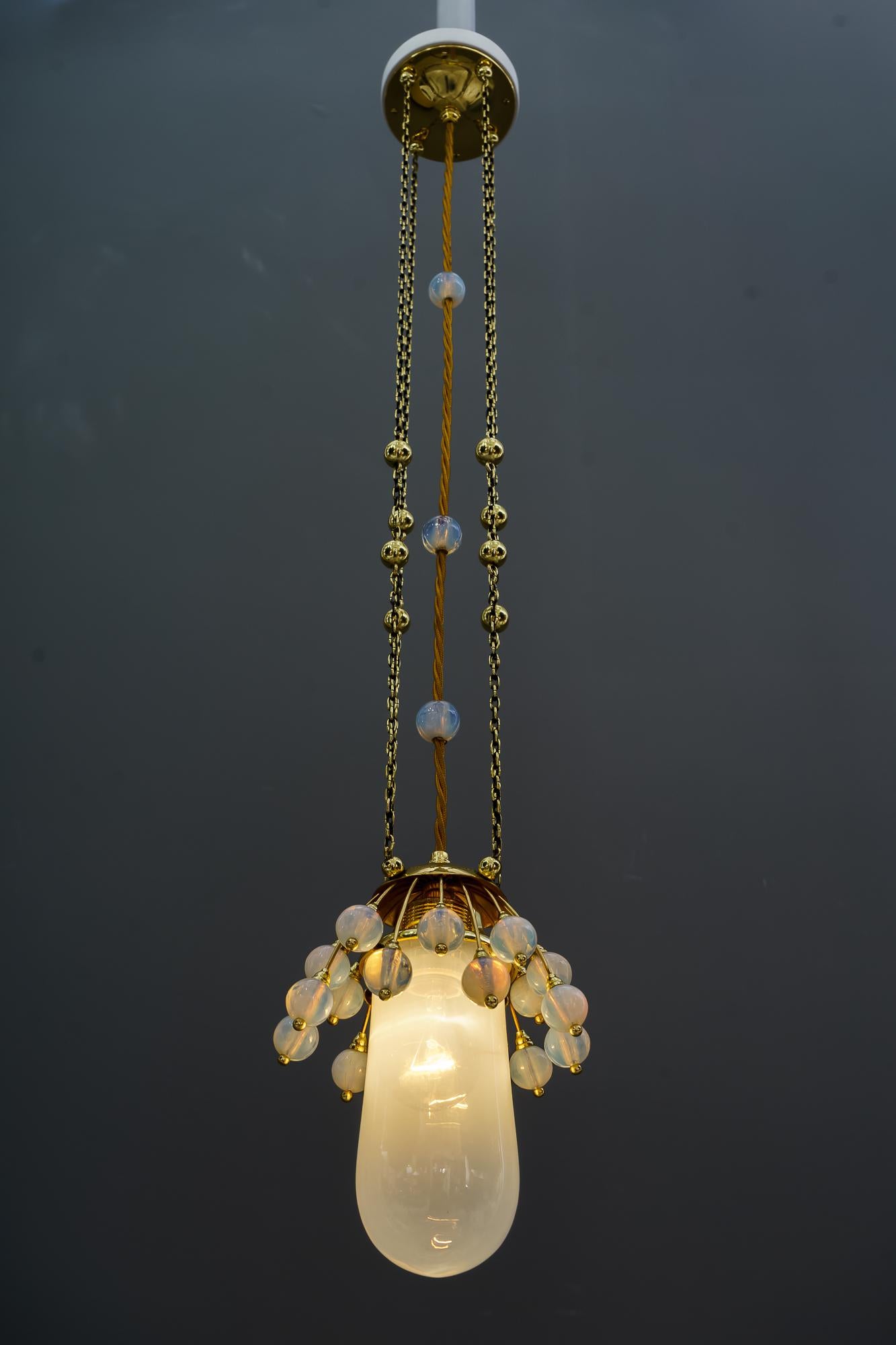 Rare Jugendstil Pendant, Vienna, 1910s 4