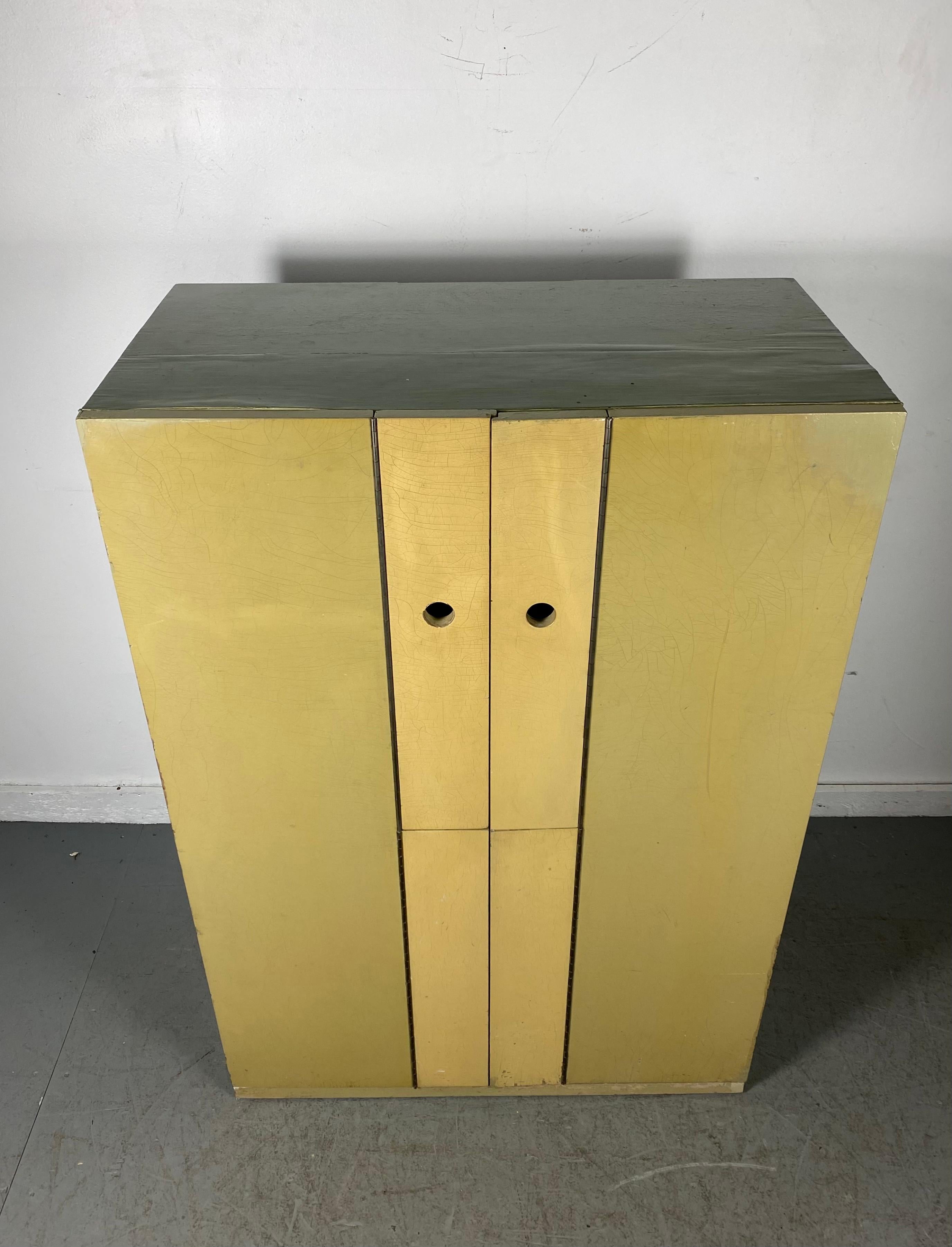Wood Rare Jules Buoy Custom Cabinet / Shelves/ Dry Bar, c 1931 For Sale