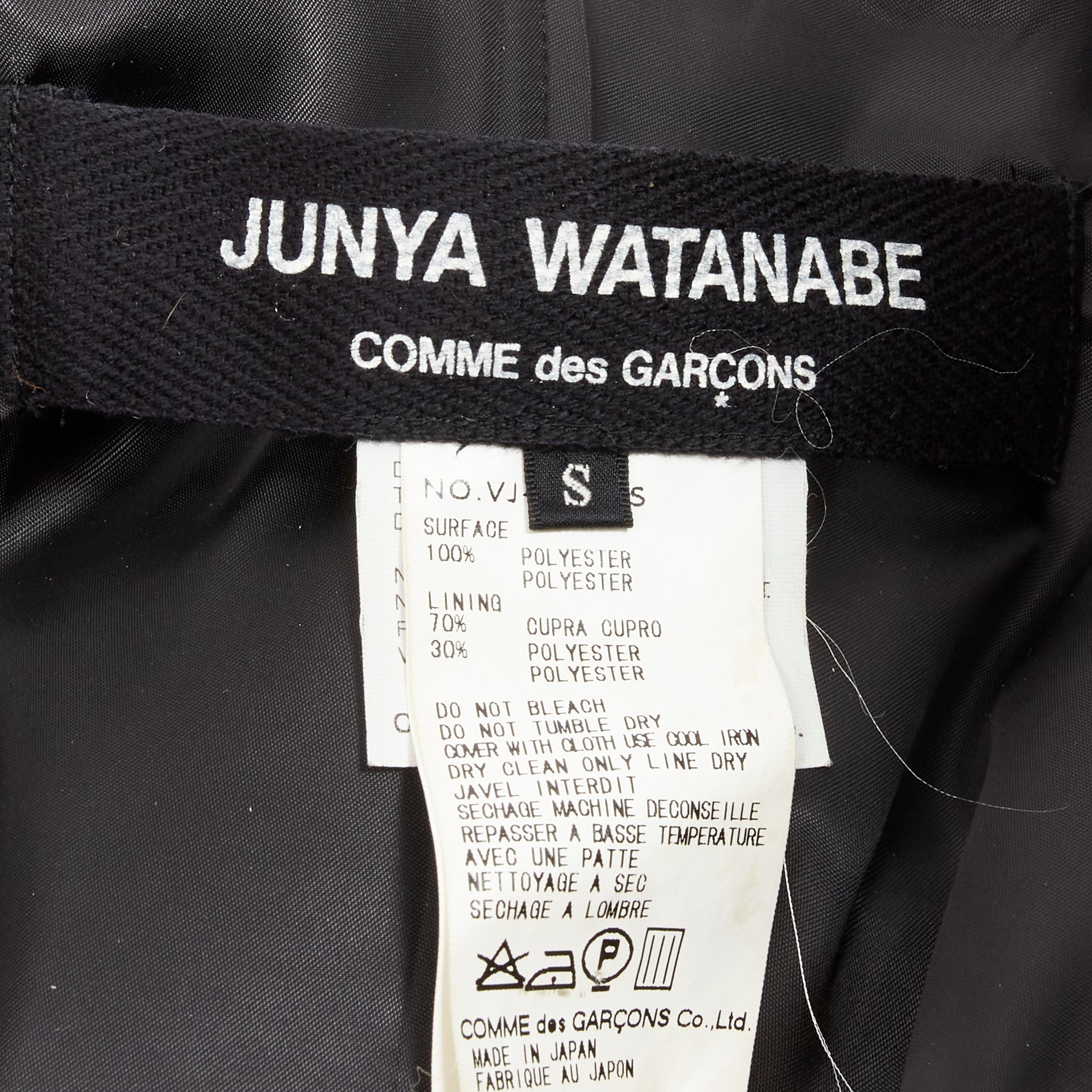 rare JUNYA WATANABE 1999 Runway Vintage tweed transformable jacket skirt set S 8