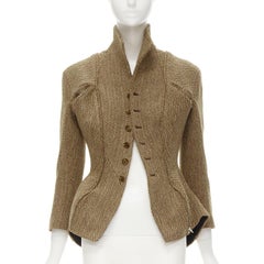 rare JUNYA WATANABE 1999 Runway Vintage tweed transformable jacket skirt set S