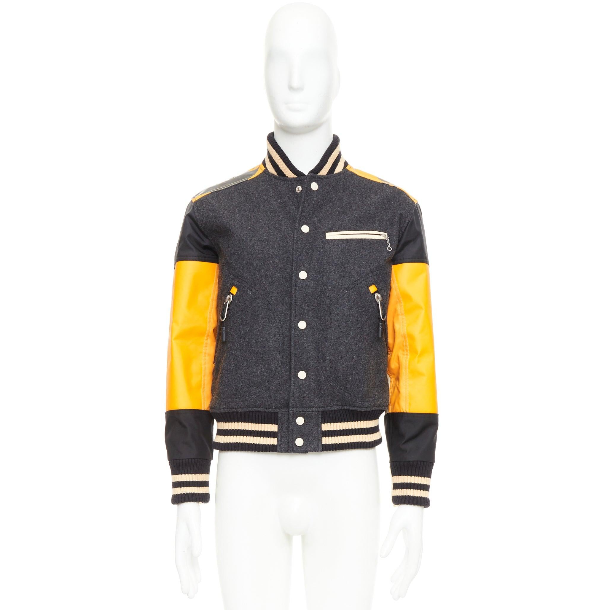 raro JUNYA WATANabe The North Face 2017 bomber giallo destrutturato XS in vendita 6