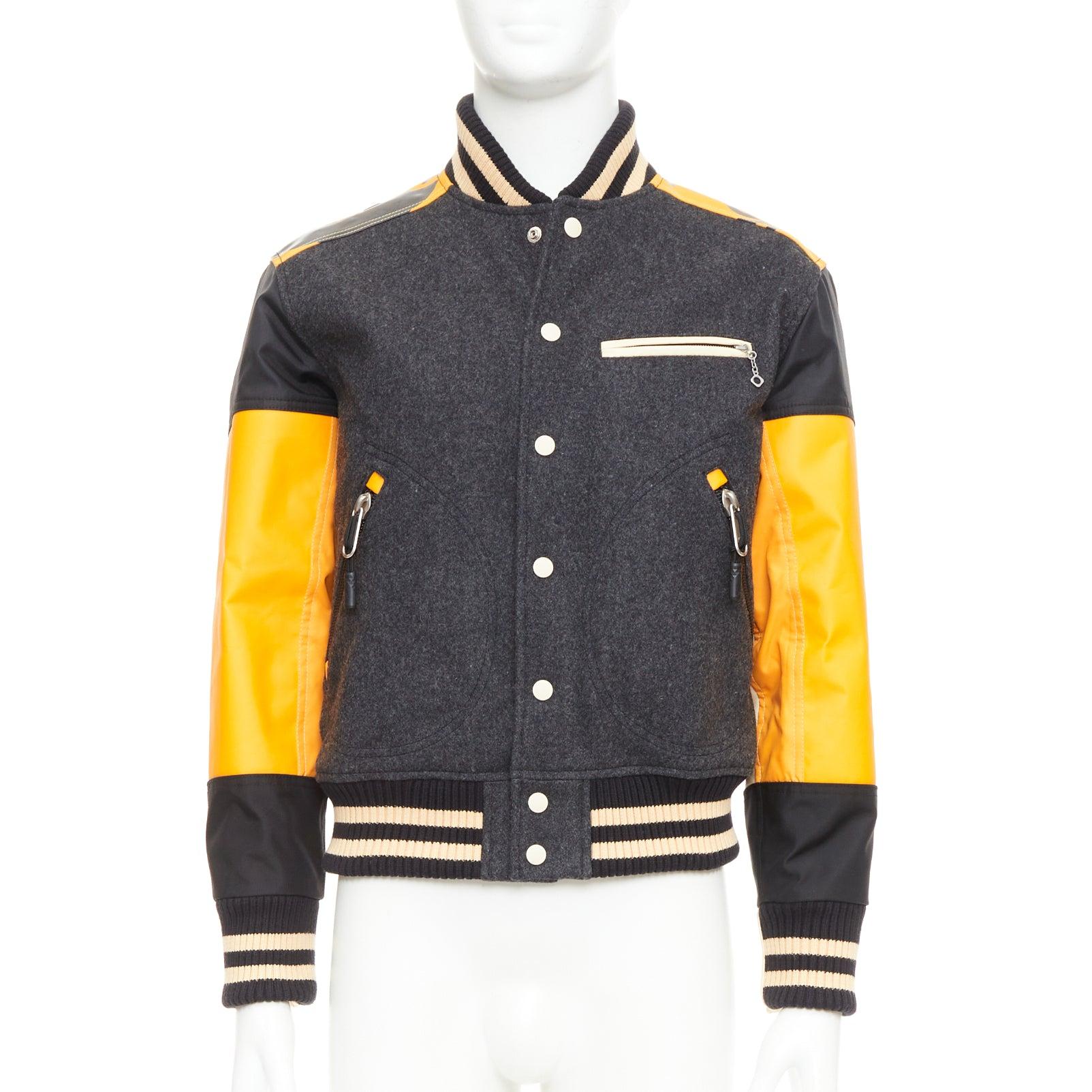 Nero raro JUNYA WATANabe The North Face 2017 bomber giallo destrutturato XS in vendita