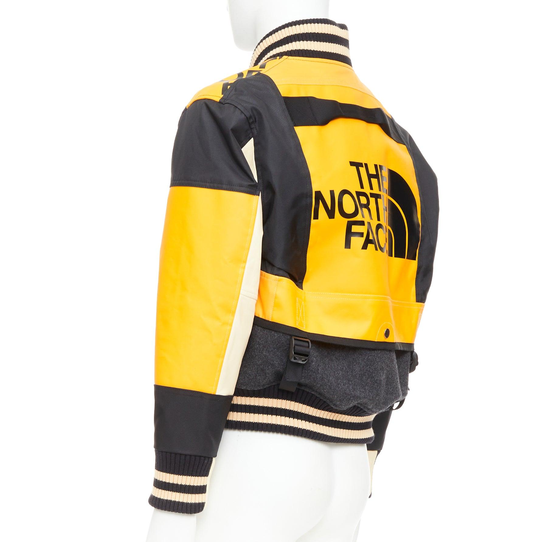 raro JUNYA WATANabe The North Face 2017 bomber giallo destrutturato XS in vendita 1
