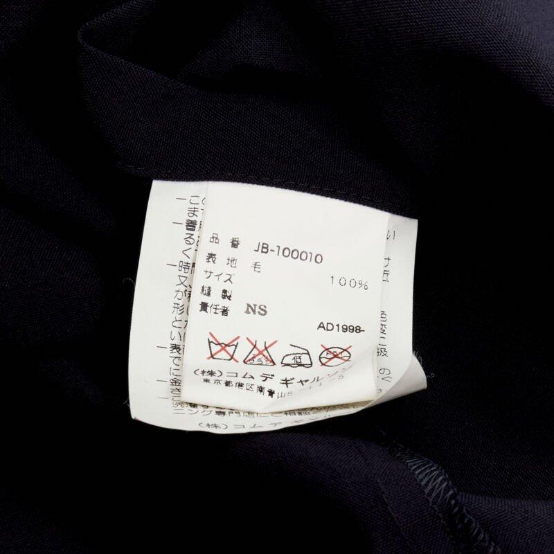 rare JUNYA WATANABE Vintage 1998 Runway silver architectural metal collar top S For Sale 6
