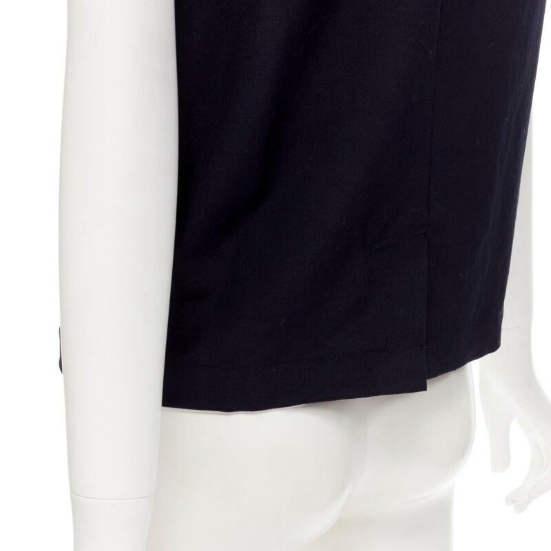 rare JUNYA WATANABE Vintage 1998 Runway silver architectural metal collar top S For Sale 3