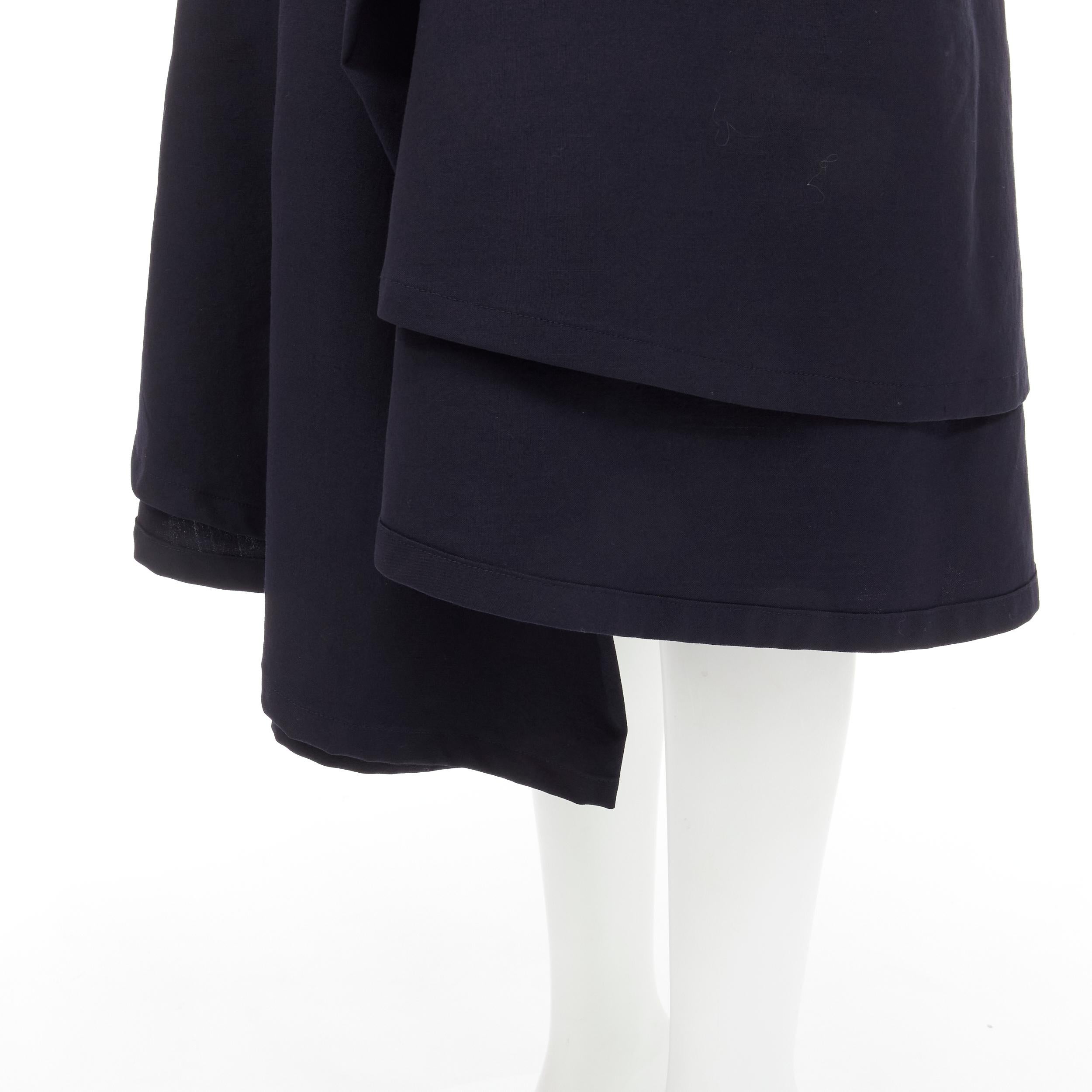 rare JUNYA WATANABE Vintage 1998 Runway silver architectural metal midi skirt For Sale 6