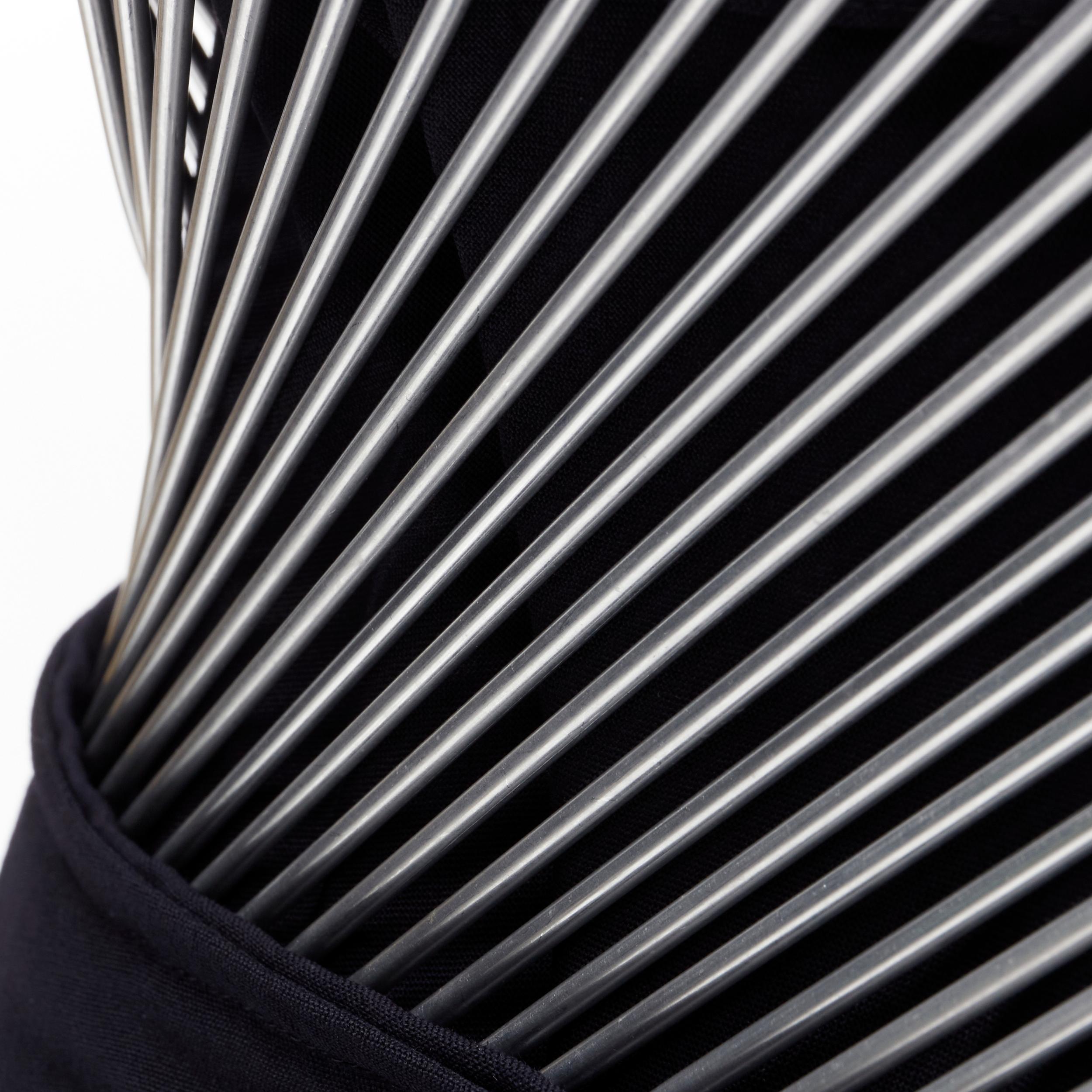 rare JUNYA WATANABE Vintage 1998 Runway silver architectural metal midi skirt For Sale 7