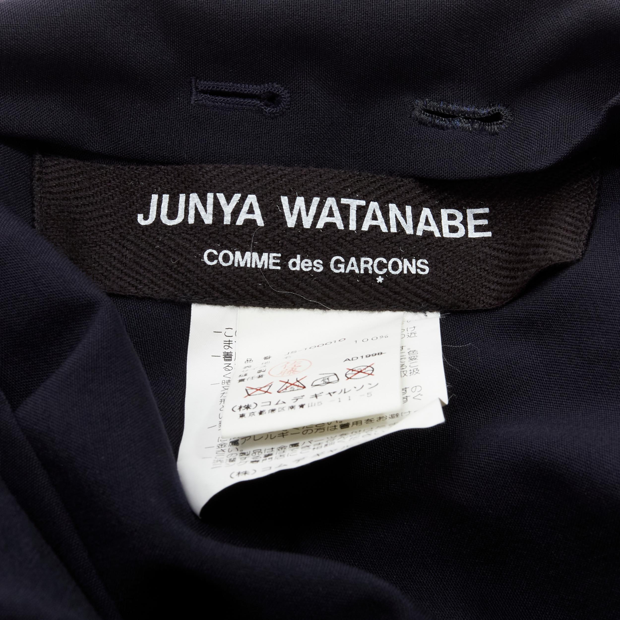 rare JUNYA WATANABE Vintage 1998 Runway silver architectural metal midi skirt For Sale 8