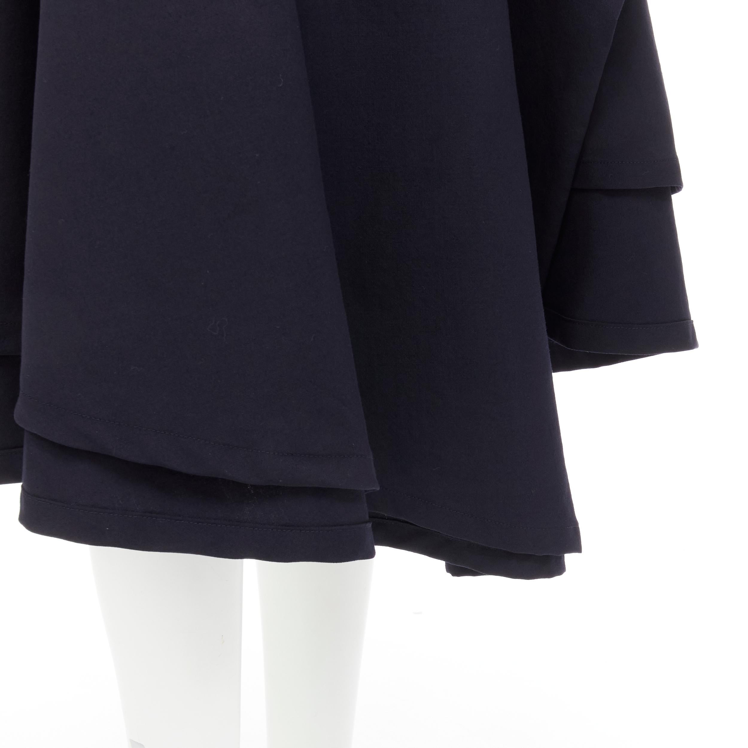 rare JUNYA WATANABE Vintage 1998 Runway silver architectural metal midi skirt For Sale 4