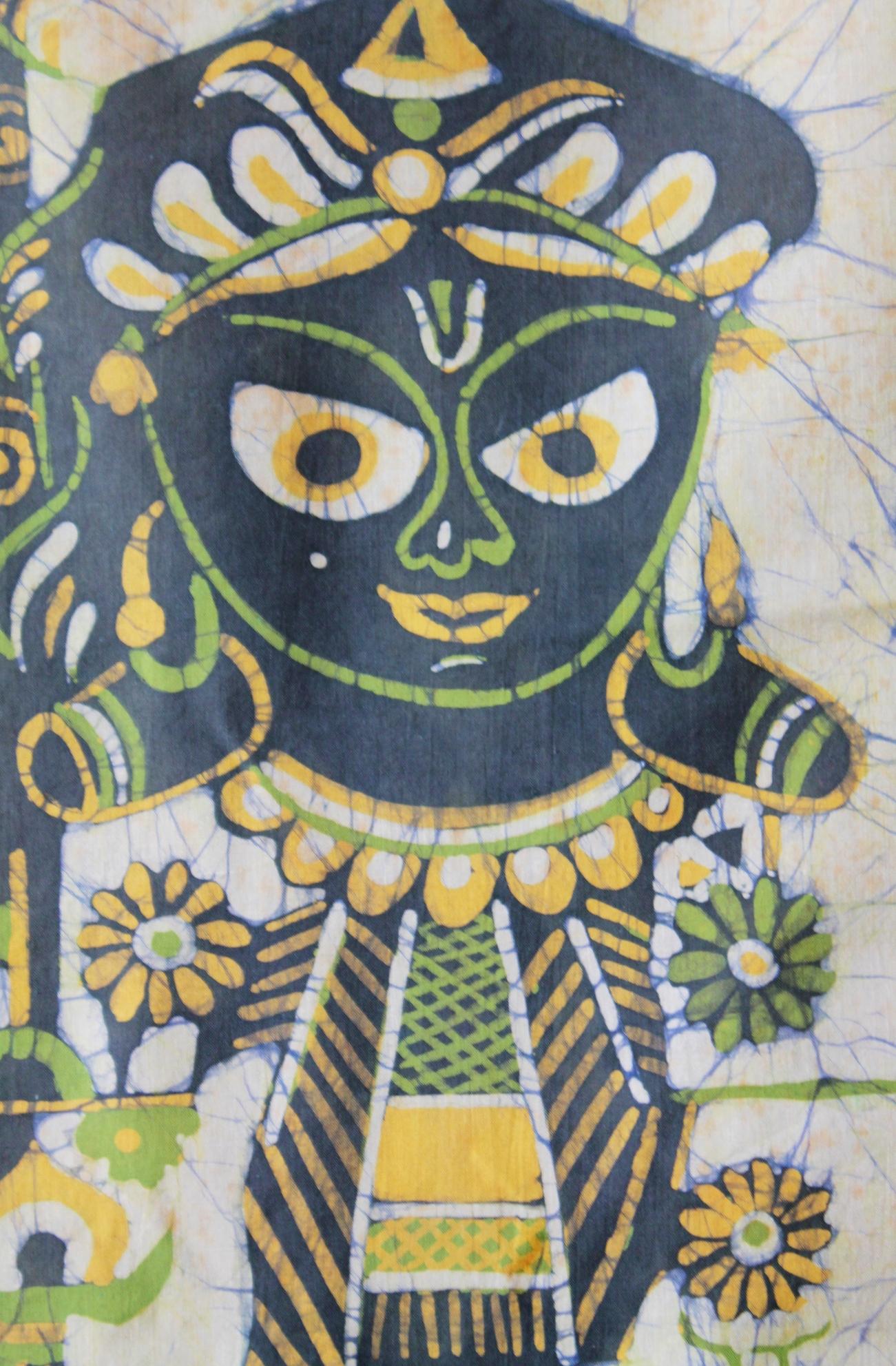 Raro K.K. Laxma Goud Batik. Belle Arti Indiane. Padma Shri. Primo Novecento Moderno in vendita 1