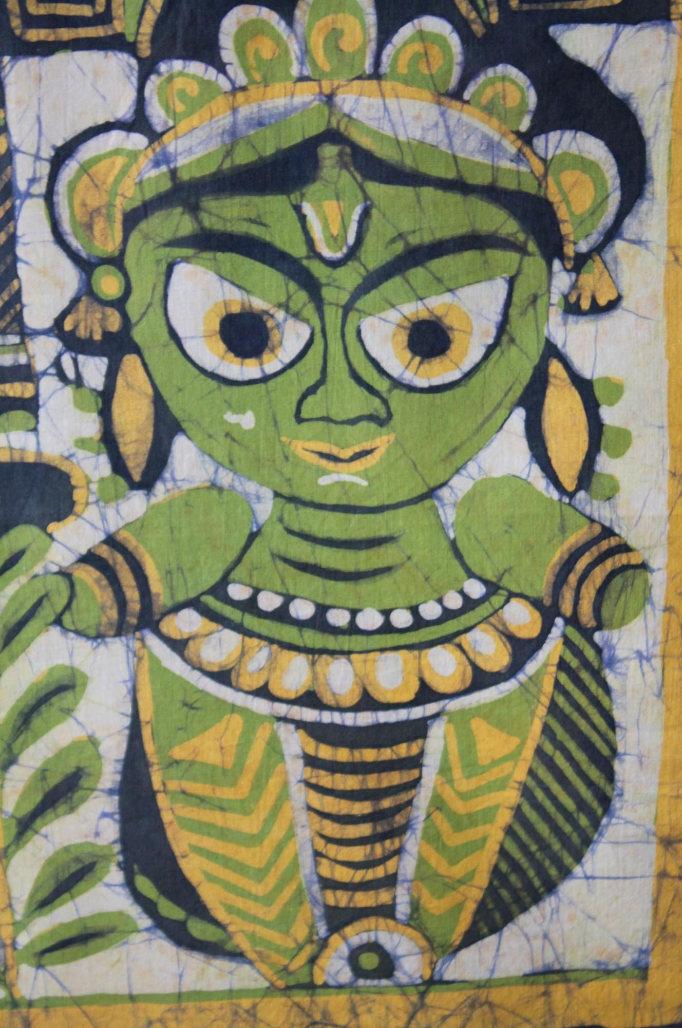 Raro K.K. Laxma Goud Batik. Belle Arti Indiane. Padma Shri. Primo Novecento Moderno in vendita 2