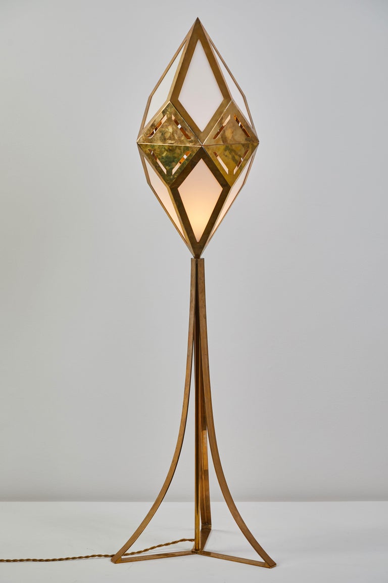 Rare "Kaleidoscope" Floor Lamp by Gabriella Crespi at 1stDibs