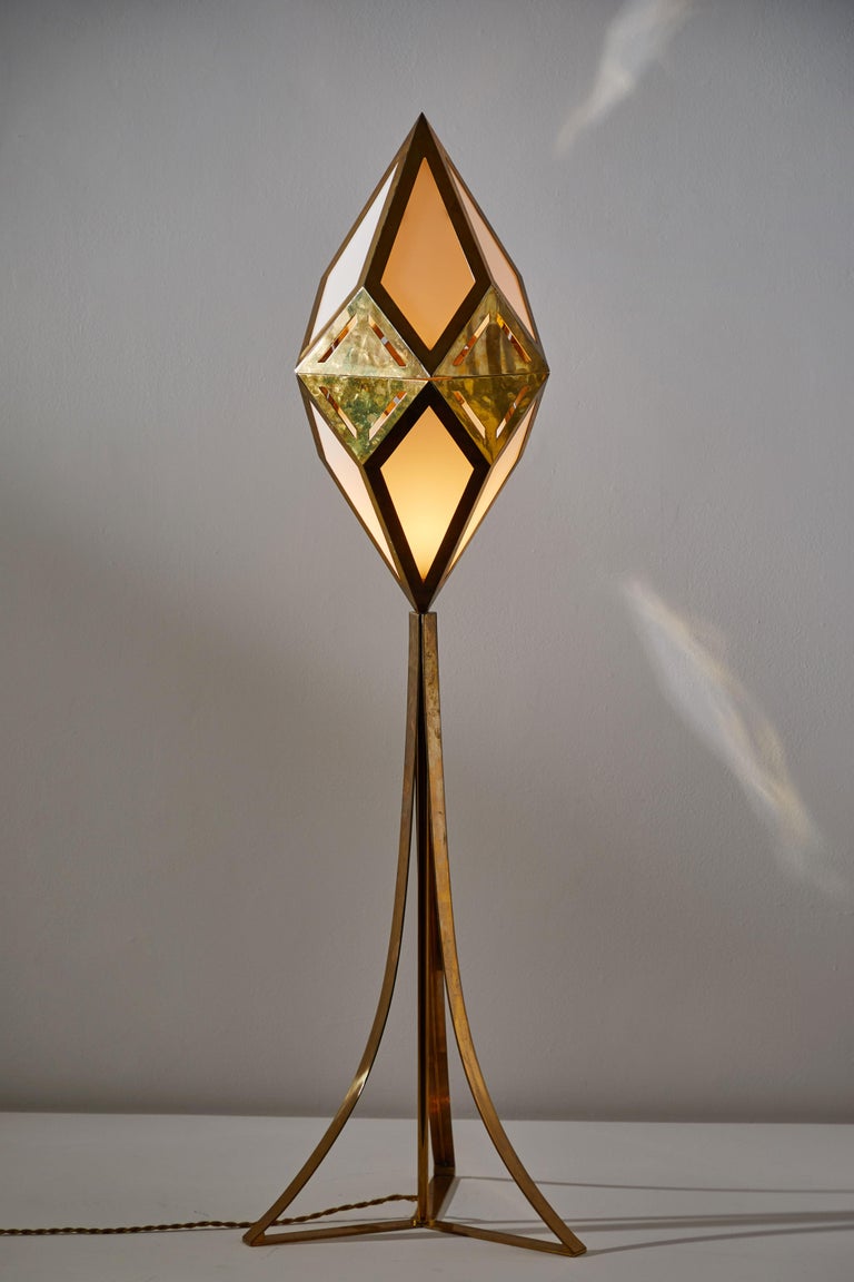 Rare "Kaleidoscope" Floor Lamp by Gabriella Crespi at 1stDibs