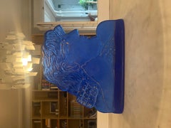 Rare "Kallisti" - Grande œuvre d'art en verre d'Alekos Fassianos pour Daum, 1988.